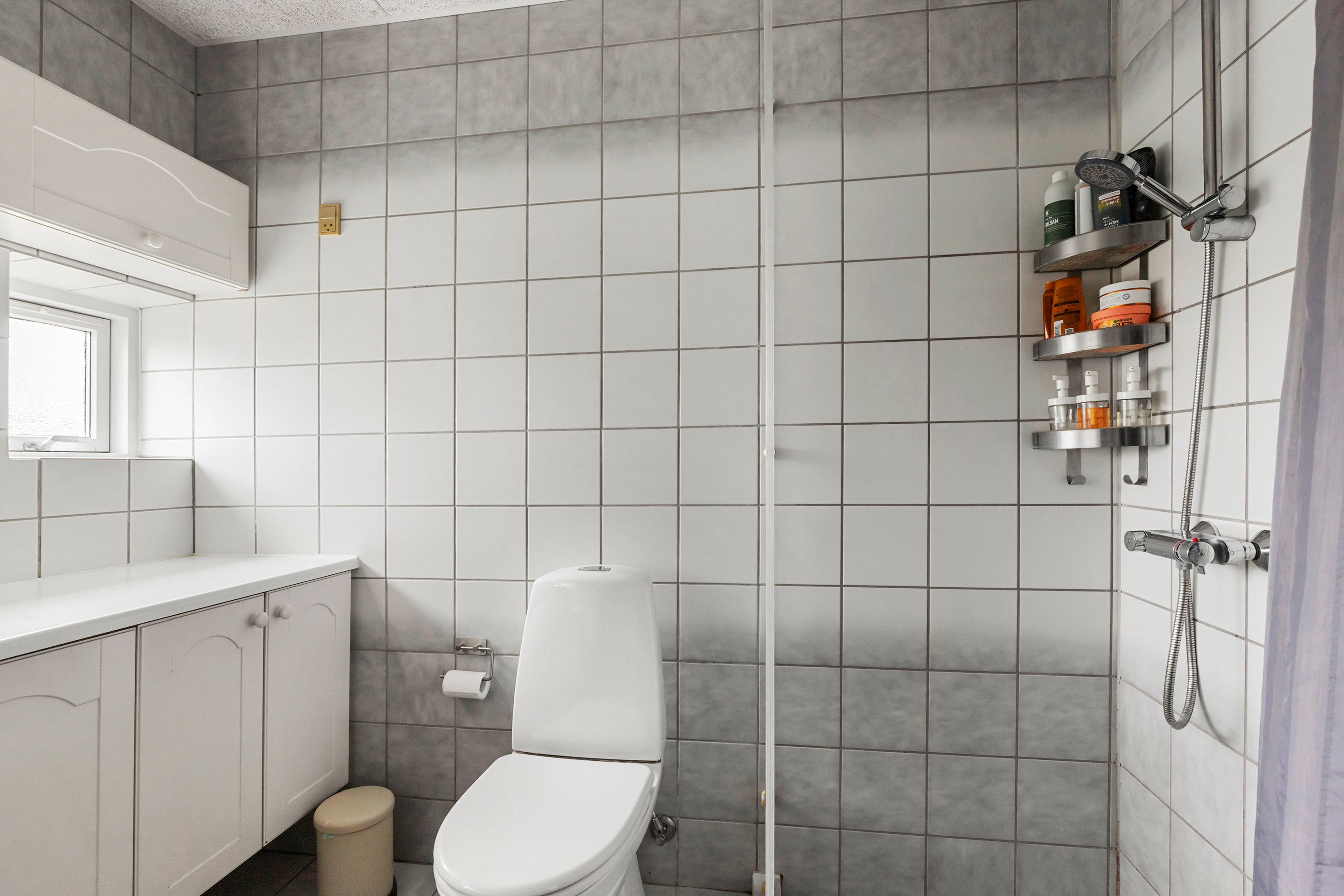 Fremhævet toilet billede i fuldskærmstilstand. Billede af Hollenstedvej 3, Ørum, 9320 Hjallerup
