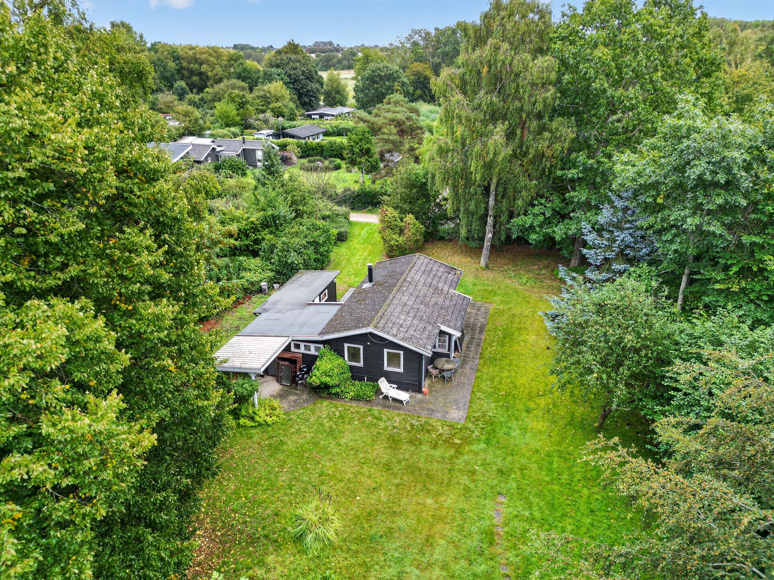 Fremhævet luftfoto billede i fuldskærmstilstand. Billede af Damengen 7, Nygård, 4500 Nykøbing Sj