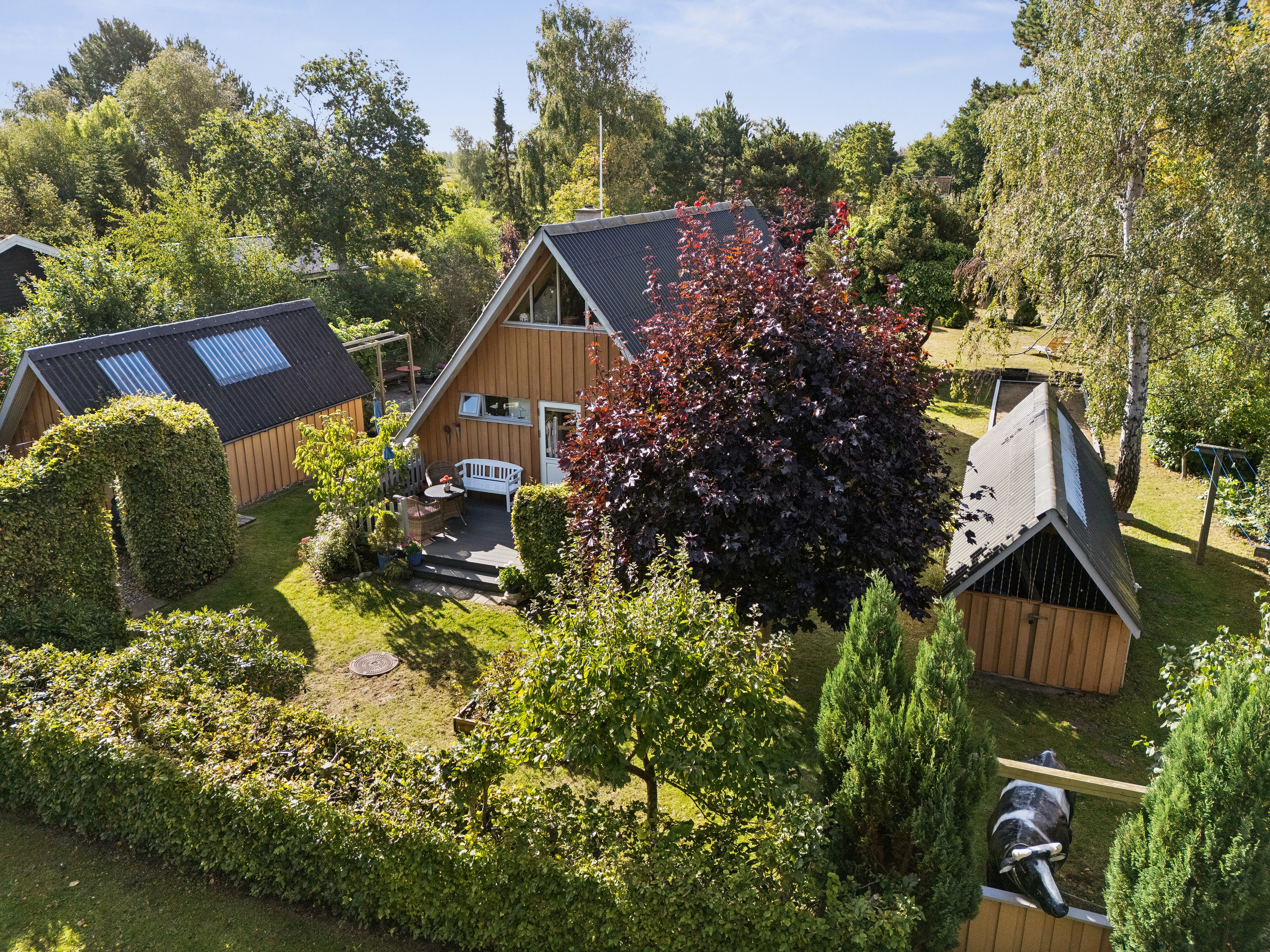 Fremhævet set fra vejen billede i fuldskærmstilstand. Billede af Hyacintvej 21, Reersø Ornum, 4281 Gørlev