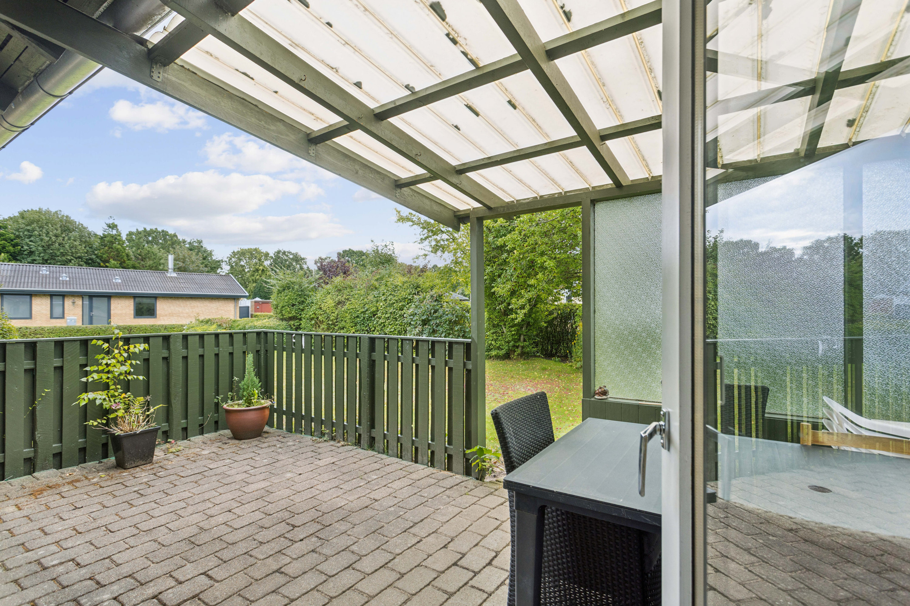 Fremhævet terrasse billede i fuldskærmstilstand. Billede af Hostrups Vej 4, 7800 Skive