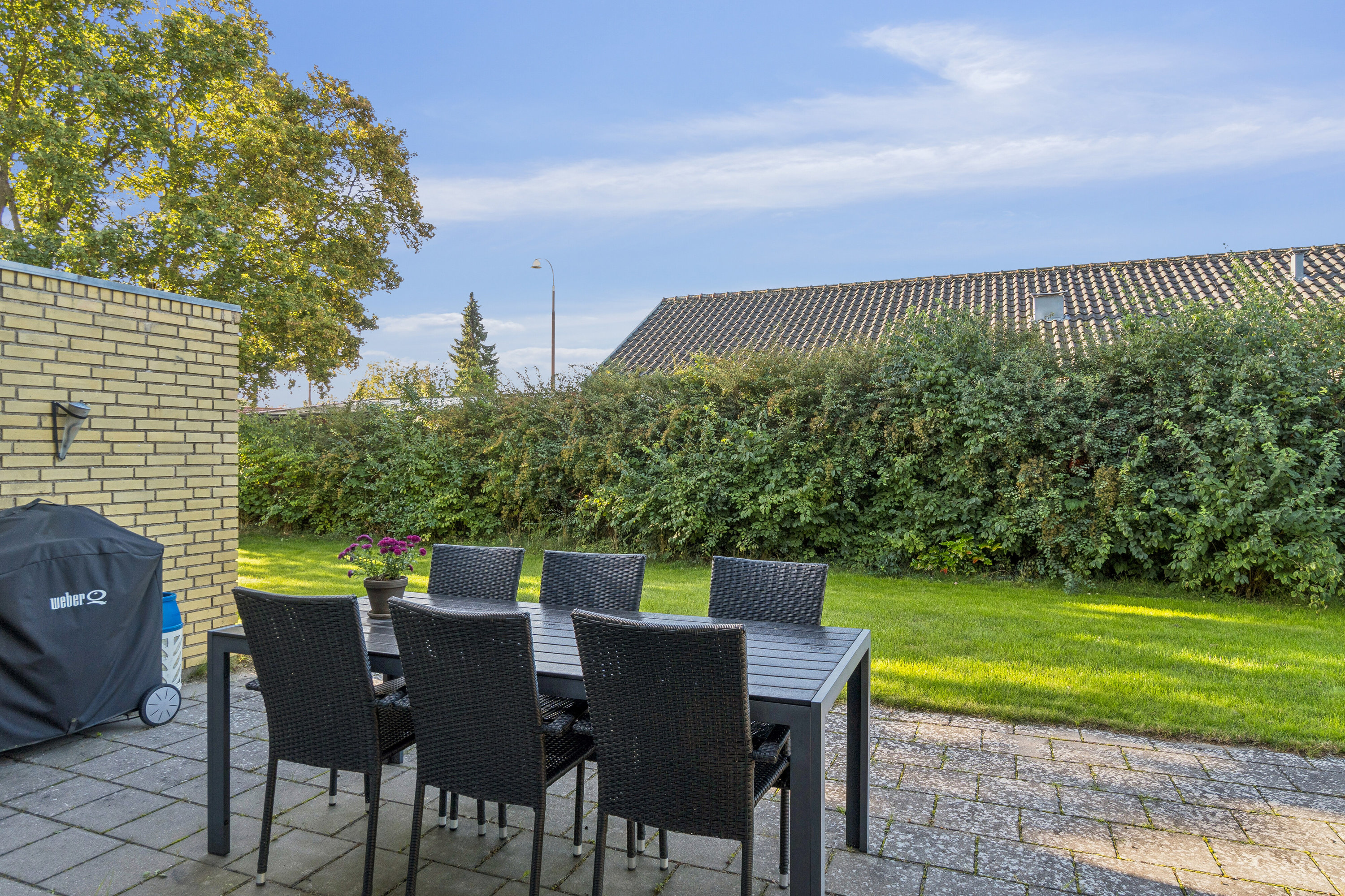 Fremhævet terrasse billede i fuldskærmstilstand. Billede af Guldblommevej 34, 4000 Roskilde
