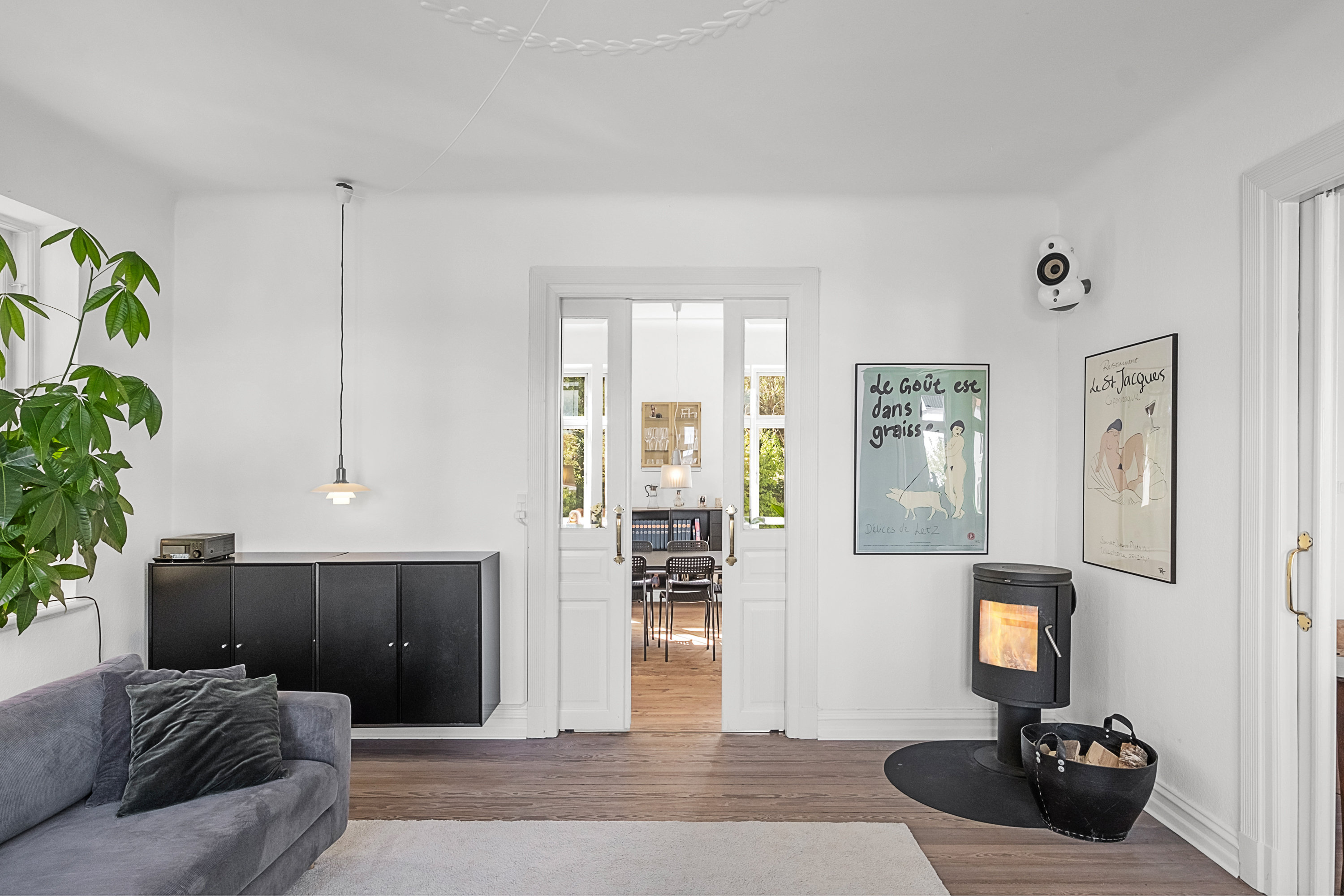 Fremhævet stue billede i fuldskærmstilstand. Billede af Holtevej 22, st., 8000 Aarhus C