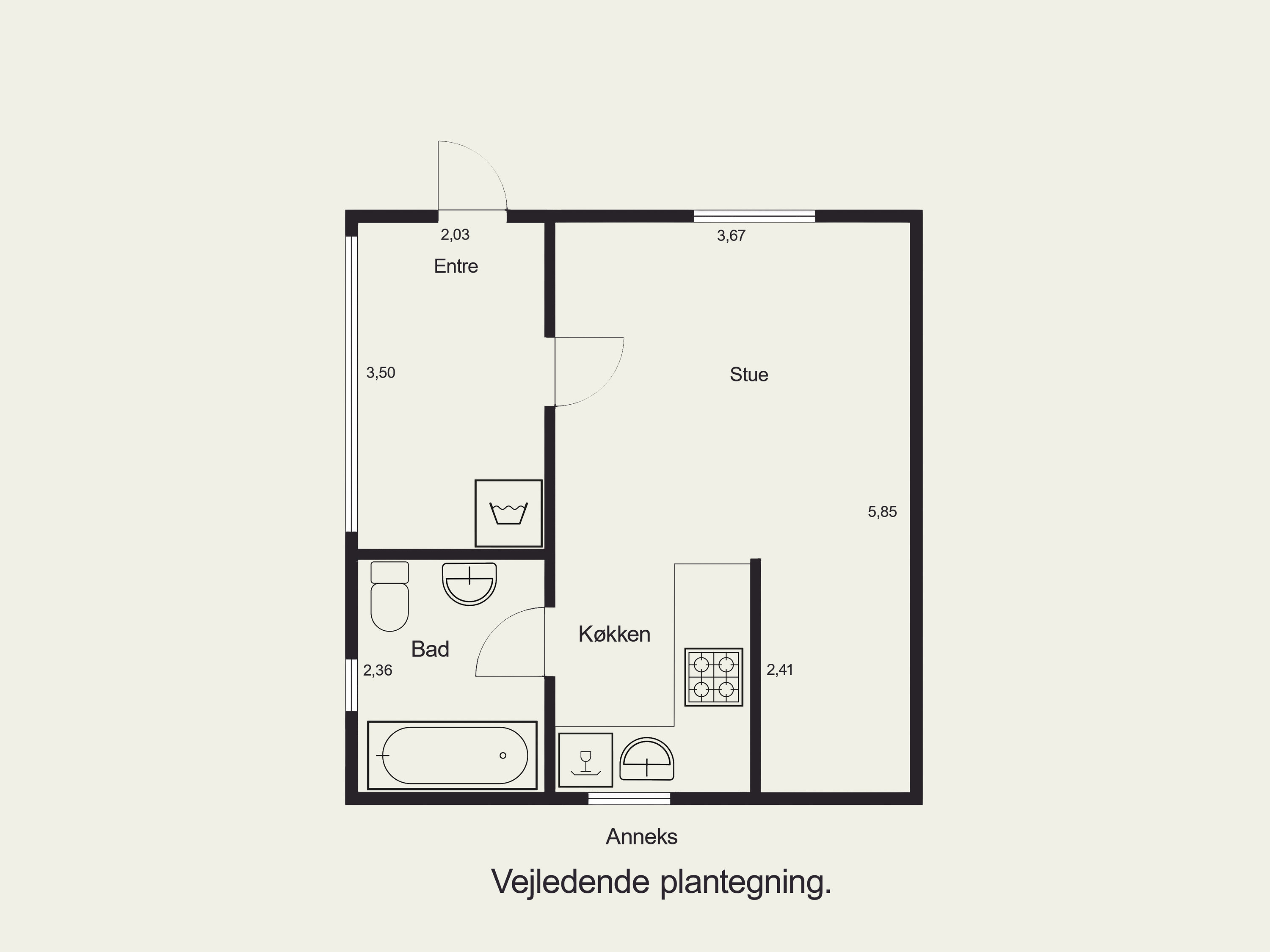Plantegninger billede af Kertedalen 6, Kerte, 5560 Aarup