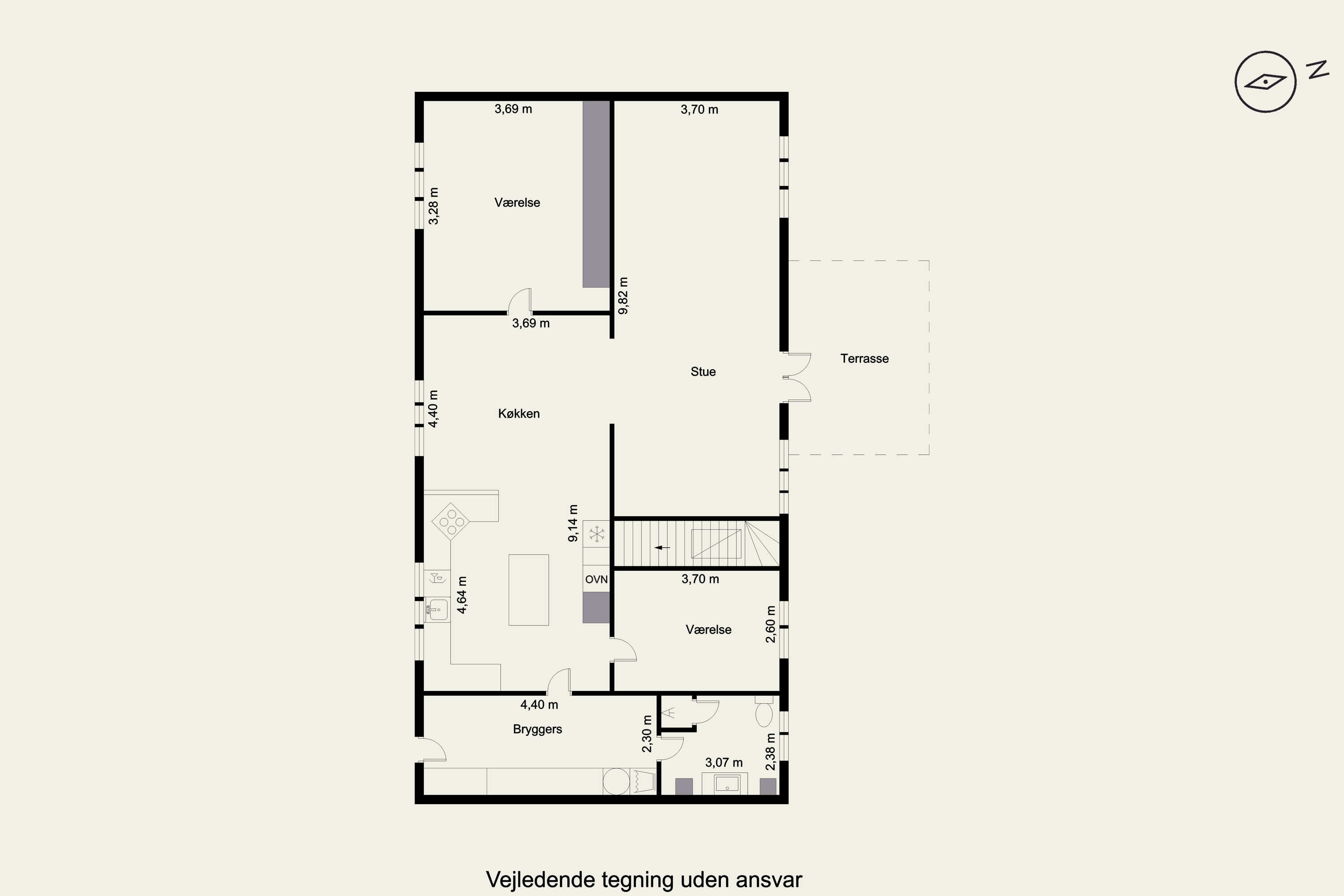 Plantegninger billede af Hvorvarpvej 21, Hvorvarp, 9600 Aars