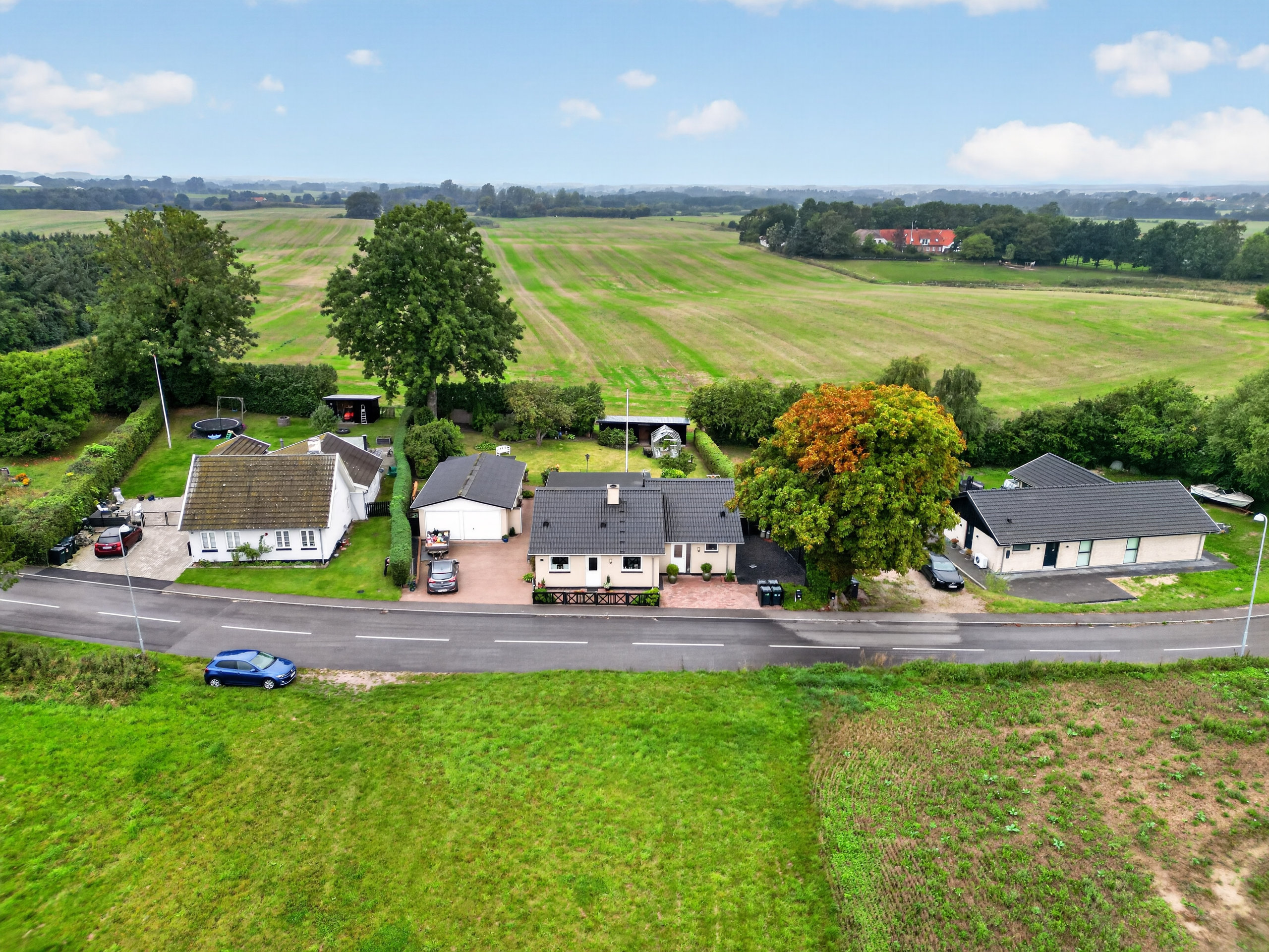 Fremhævet luftfoto billede i fuldskærmstilstand. Billede af Stestrupvej 94, Stestrup, 4360 Kirke Eskilstrup