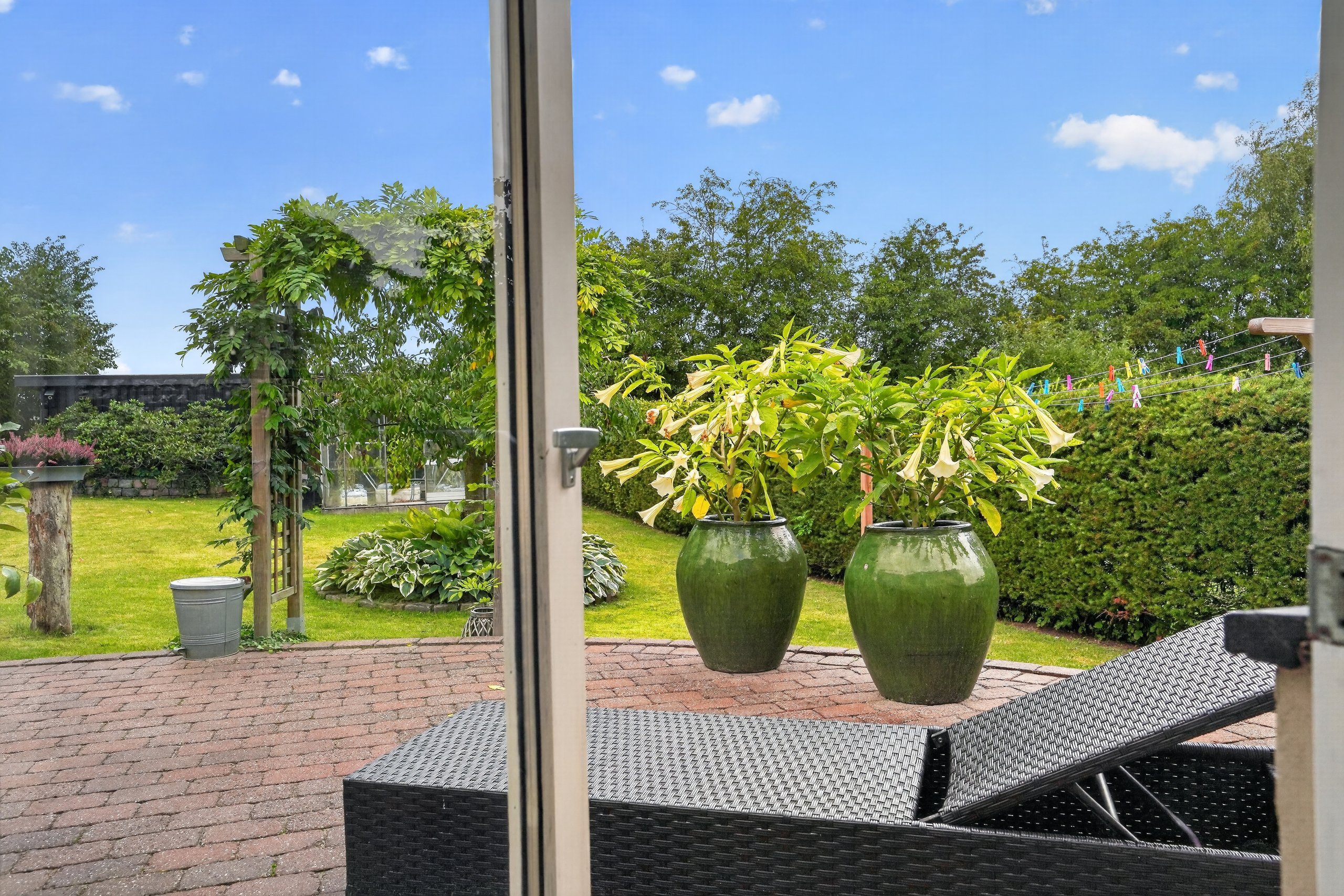 Fremhævet terrasse billede i fuldskærmstilstand. Billede af Stestrupvej 94, Stestrup, 4360 Kirke Eskilstrup