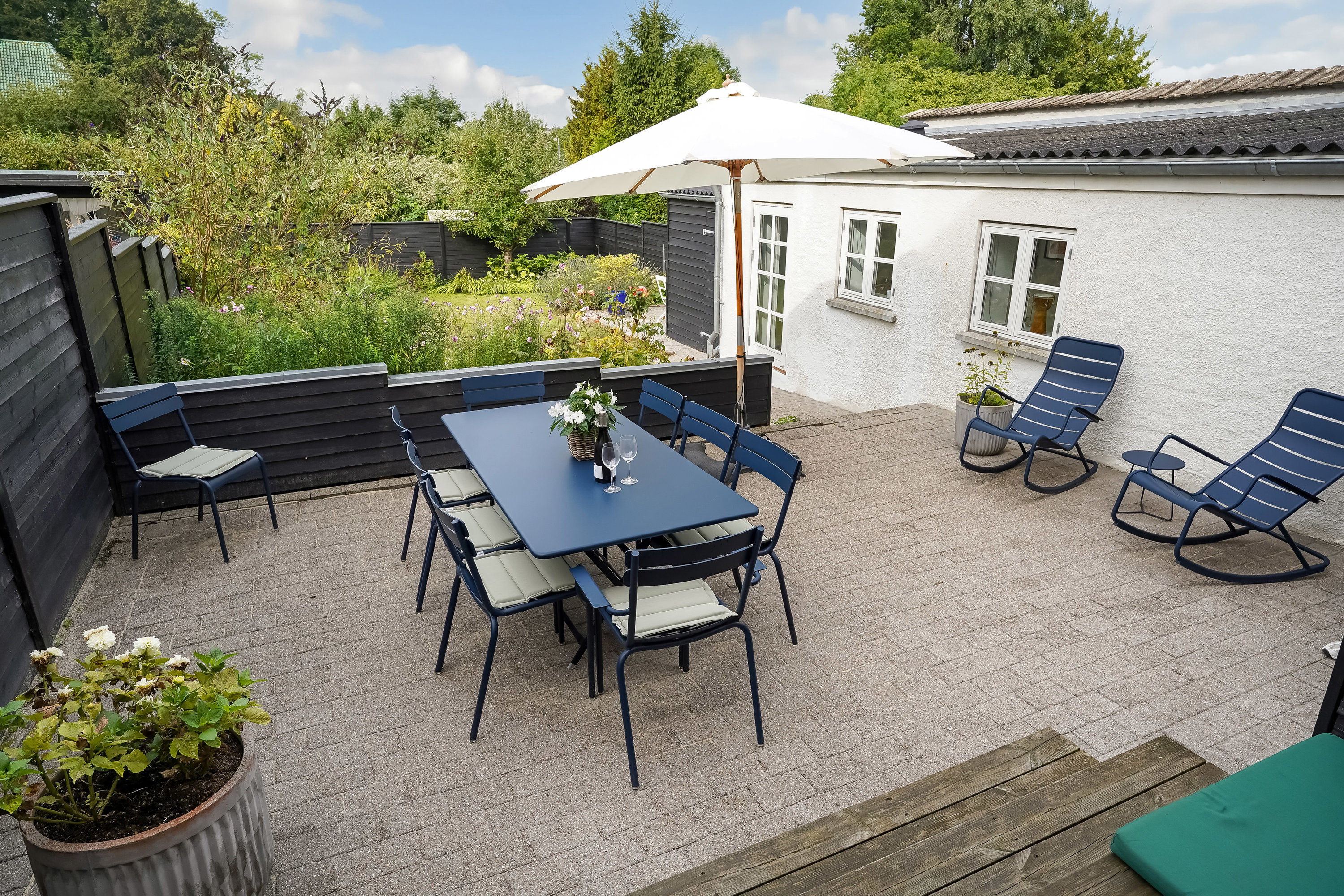 Fremhævet terrasse billede i fuldskærmstilstand. Billede af Kanalvej 106, 5000 Odense C