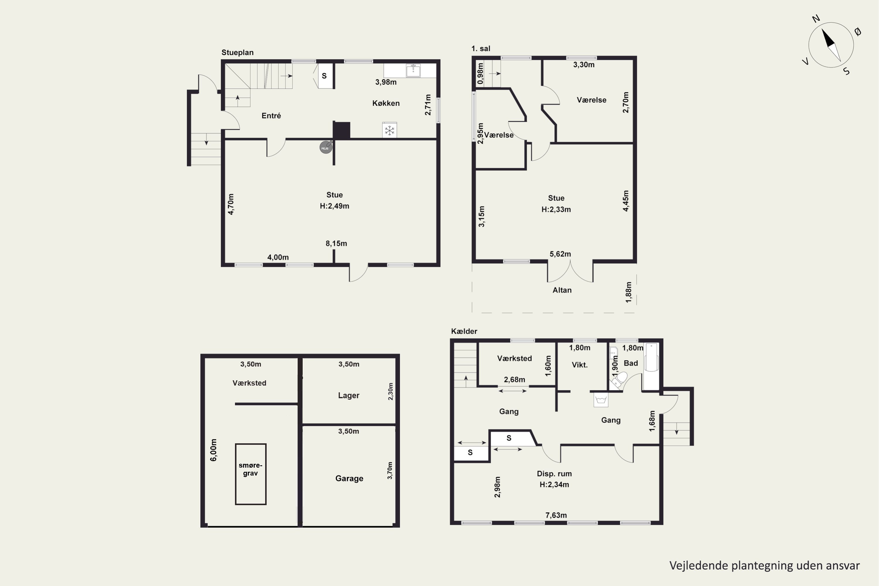 Plantegninger billede af Gladsaxevej 6, 2870 Dyssegård
