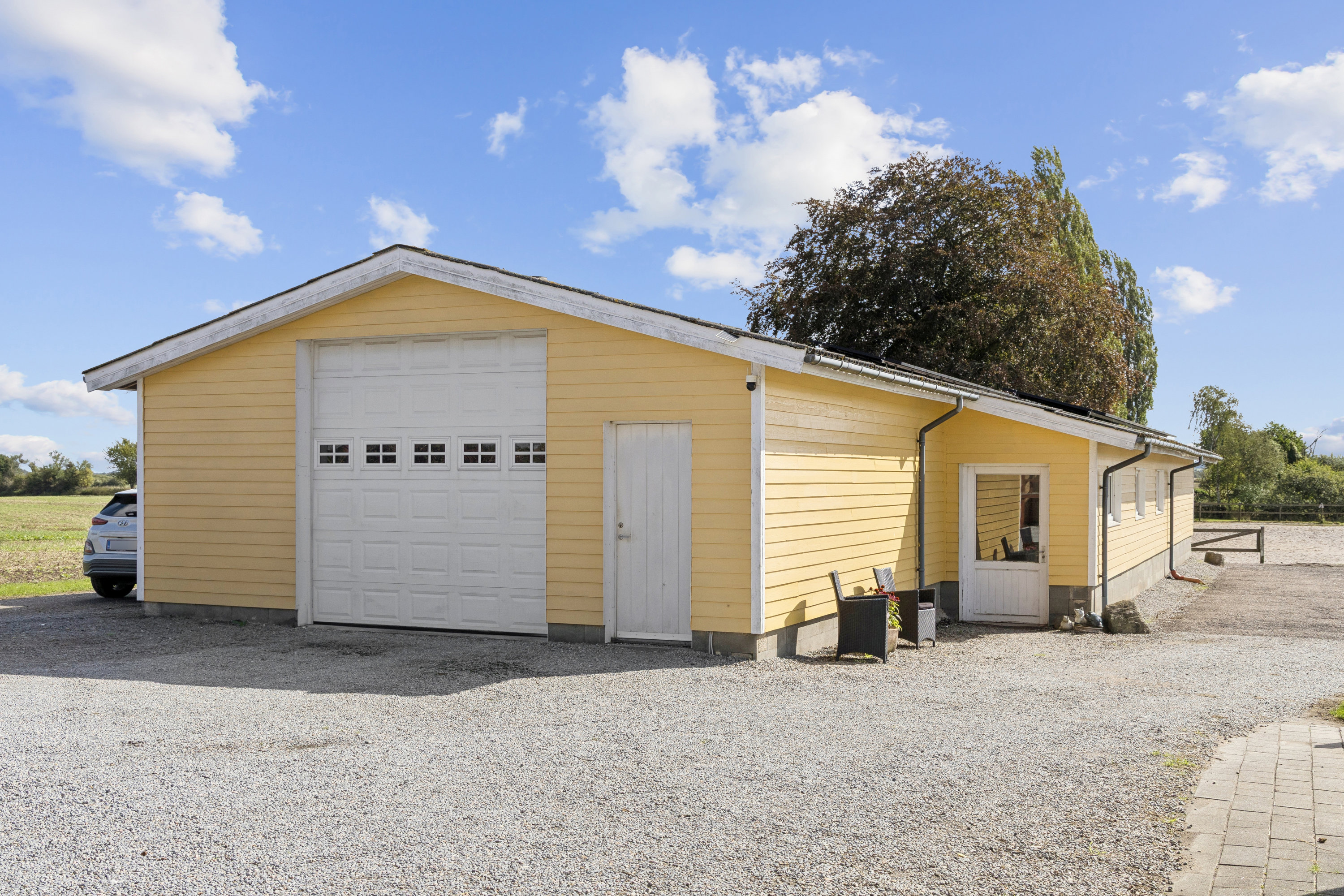 Fremhævet garage billede i fuldskærmstilstand. Billede af Høedvej 12, 4450 Jyderup