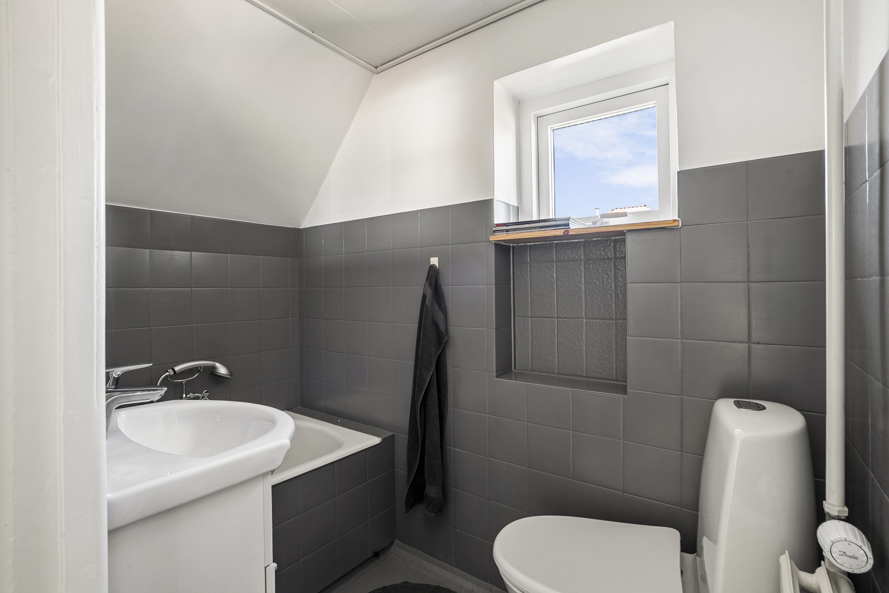 Fremhævet toilet billede i fuldskærmstilstand. Billede af Jarlsvej 19, Jels, 6630 Rødding
