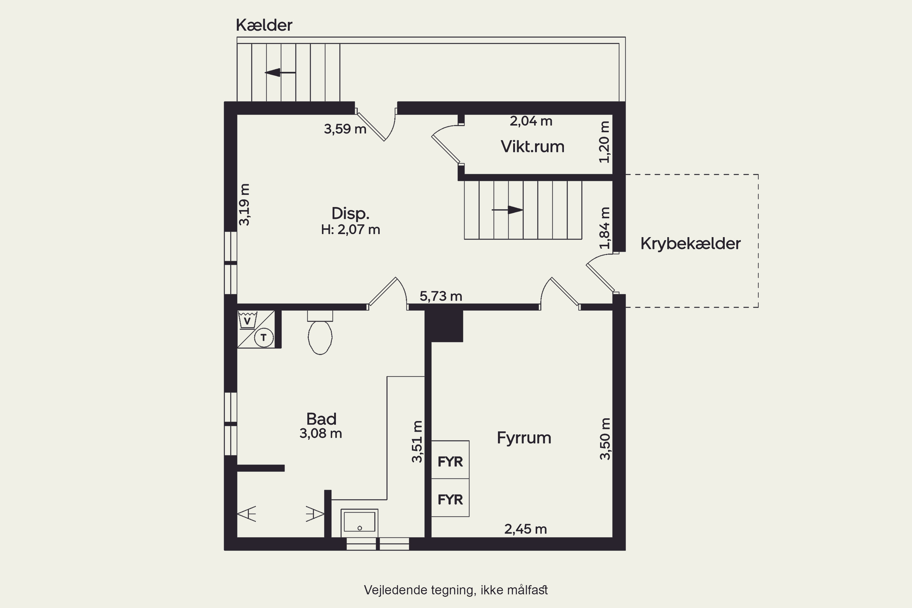 Plantegninger billede af Ilfordvej 10, 2300 København S