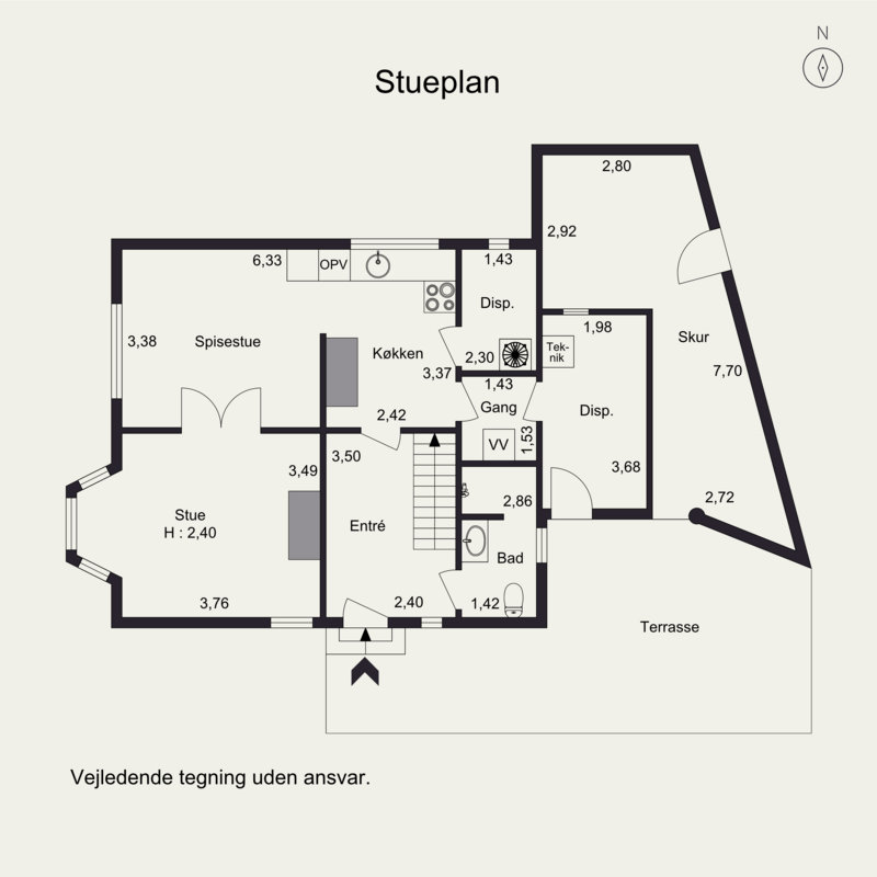 Plantegninger billede af Løjt Storegade 5, Løjt Kirkeby, 6200 Aabenraa