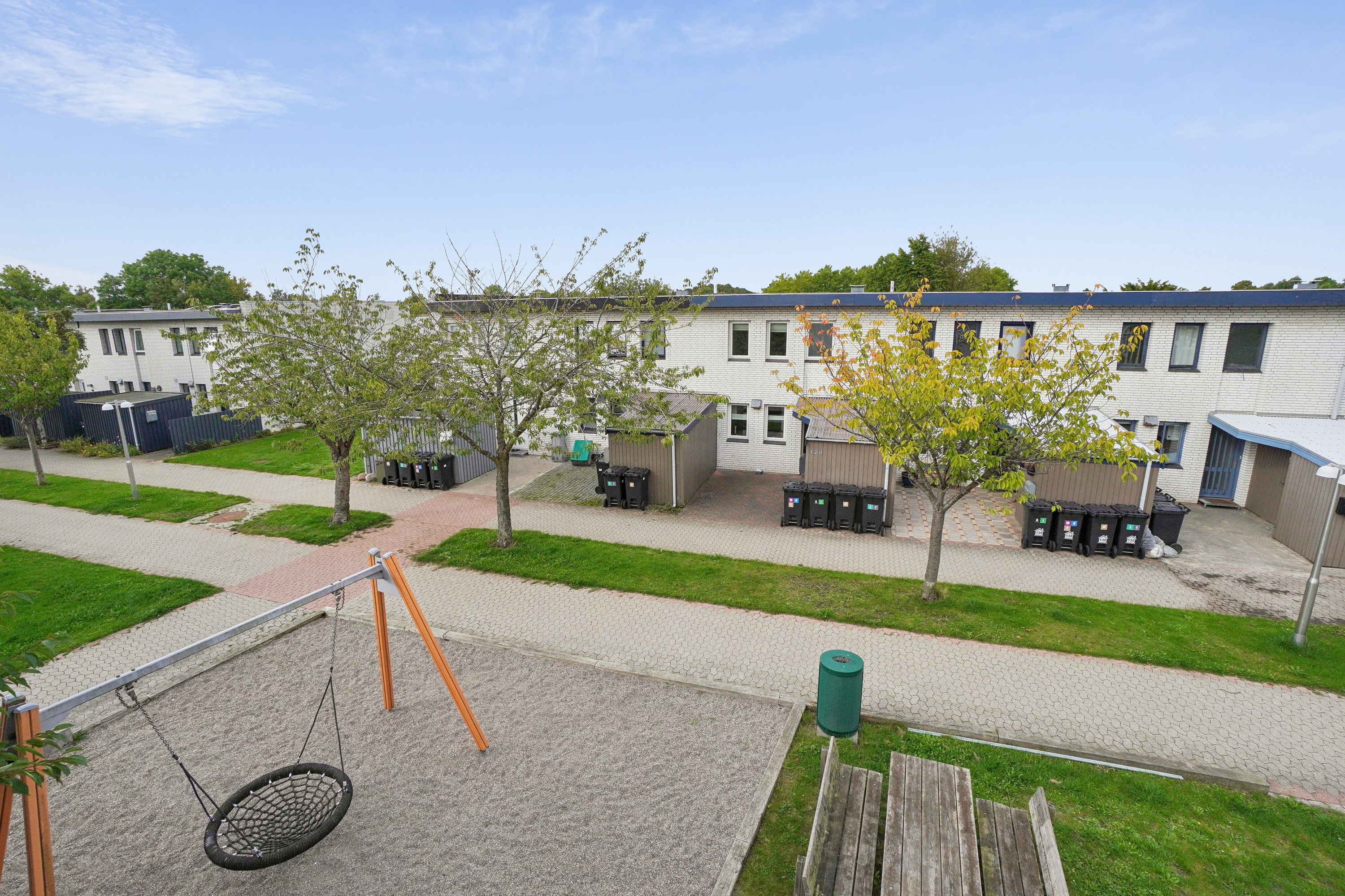 Fremhævet luftfoto billede i fuldskærmstilstand. Billede af Fiskerhusene 128, 2620 Albertslund