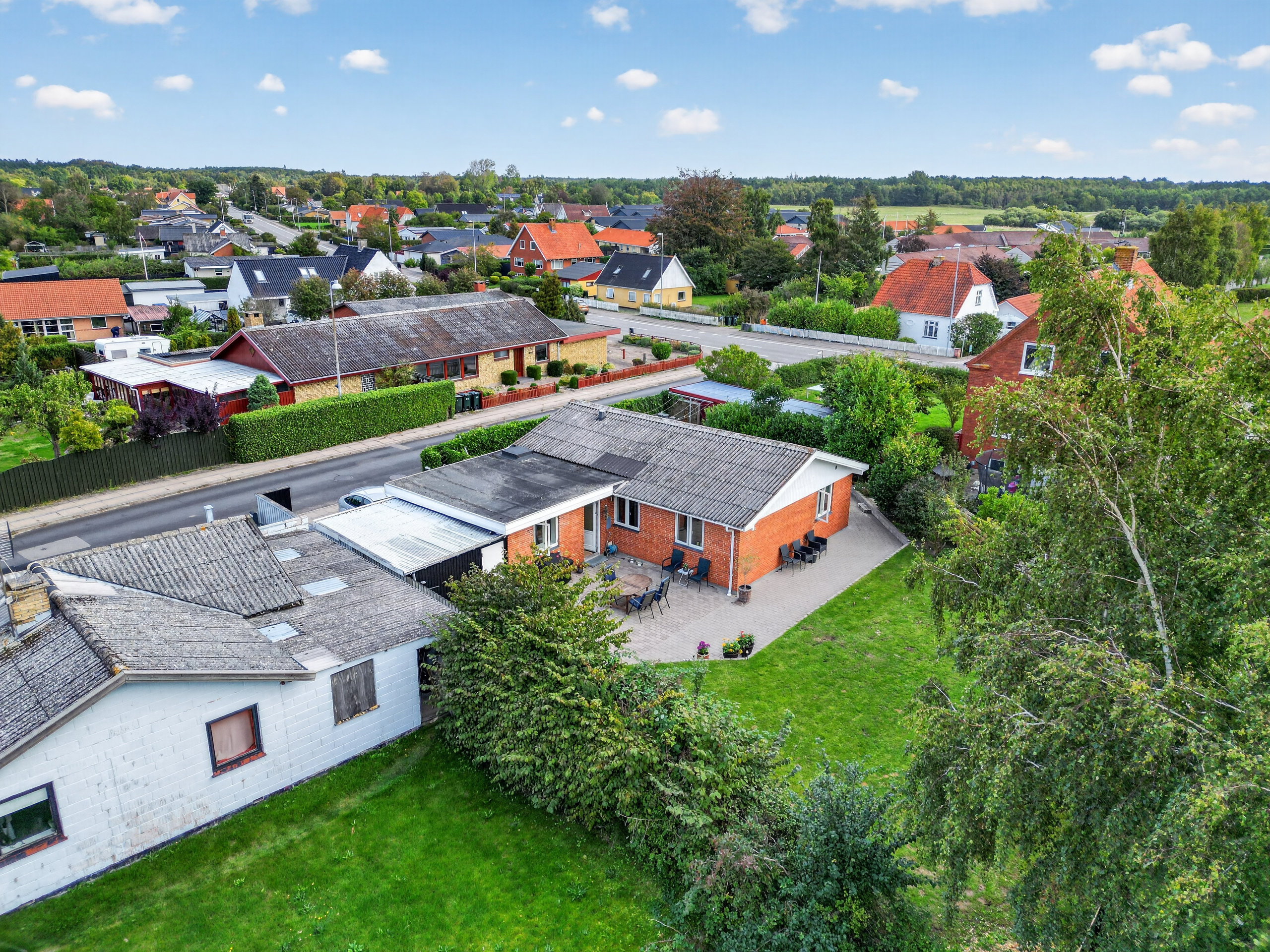 Fremhævet luftfoto billede i fuldskærmstilstand. Billede af Hesseløvej 30, 4500 Nykøbing Sj