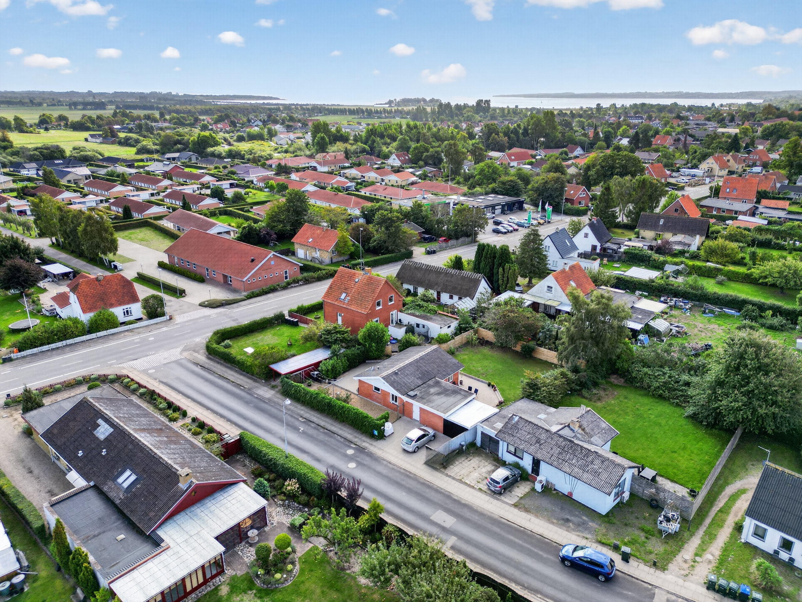 Fremhævet luftfoto billede i fuldskærmstilstand. Billede af Hesseløvej 30, 4500 Nykøbing Sj