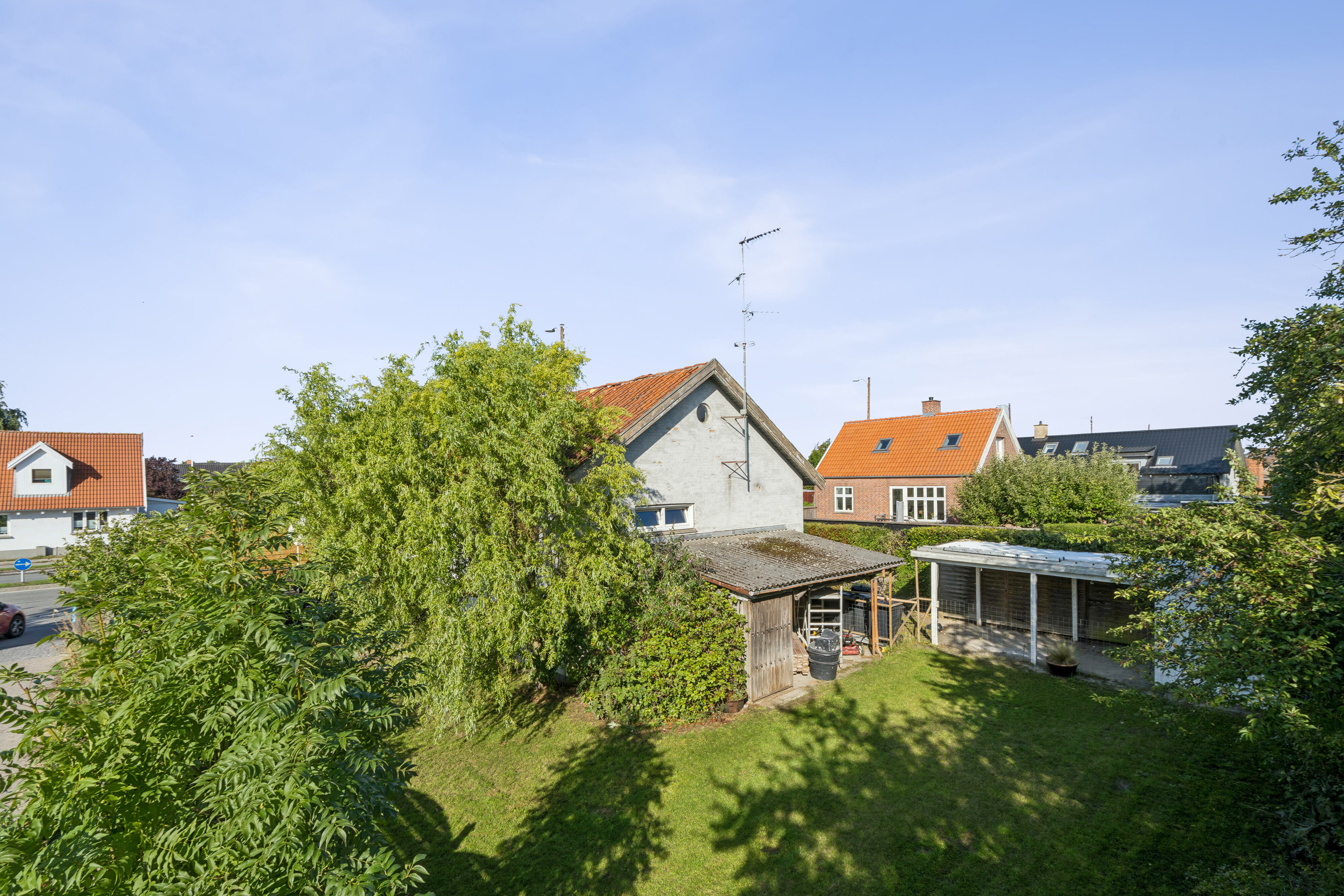 Fremhævet set fra haven billede i fuldskærmstilstand. Billede af Tårnvej 314, 2610 Rødovre