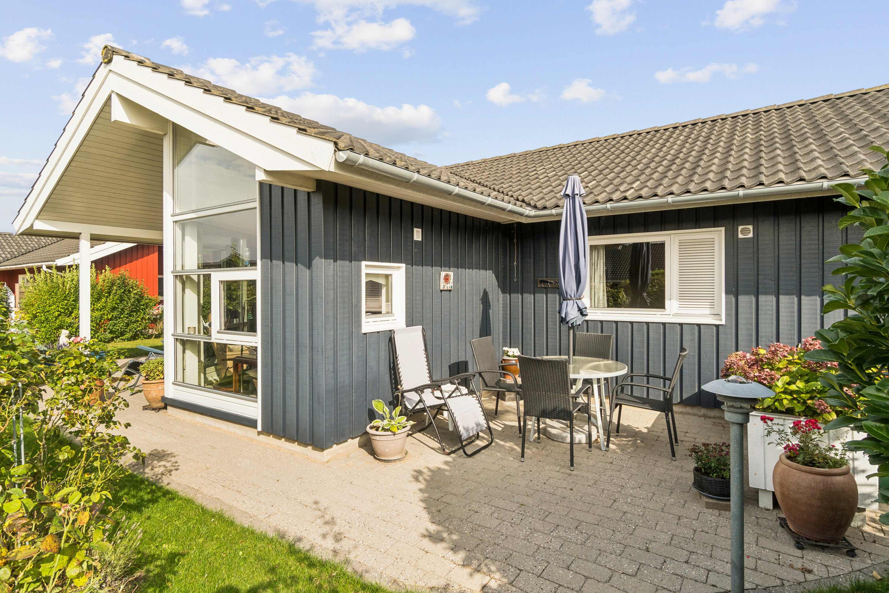 Fremhævet terrasse billede i fuldskærmstilstand. Billede af Agervænget 8, 4200 Slagelse