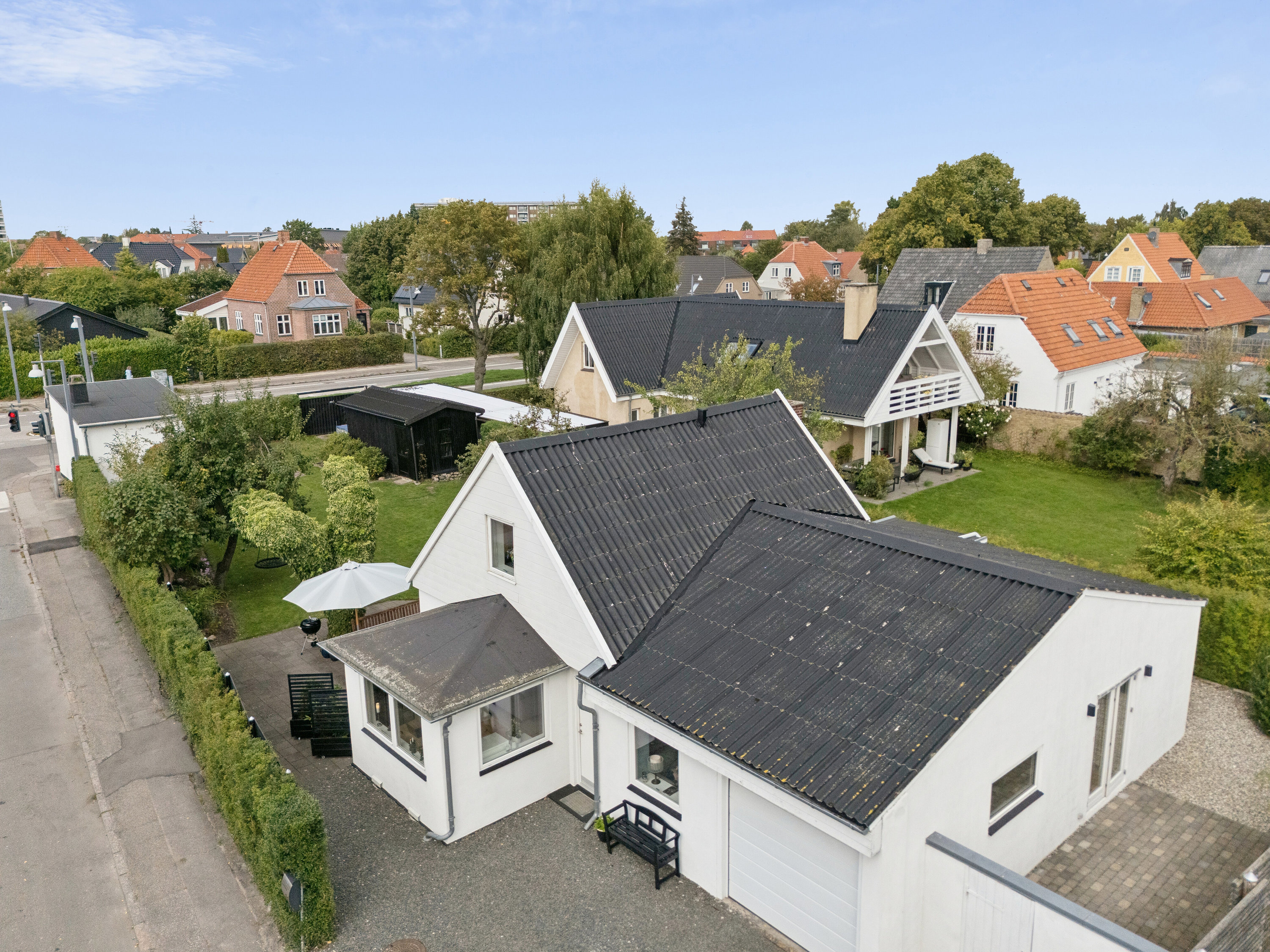 Fremhævet luftfoto billede i fuldskærmstilstand. Billede af Damhus Boulevard 61, 2610 Rødovre