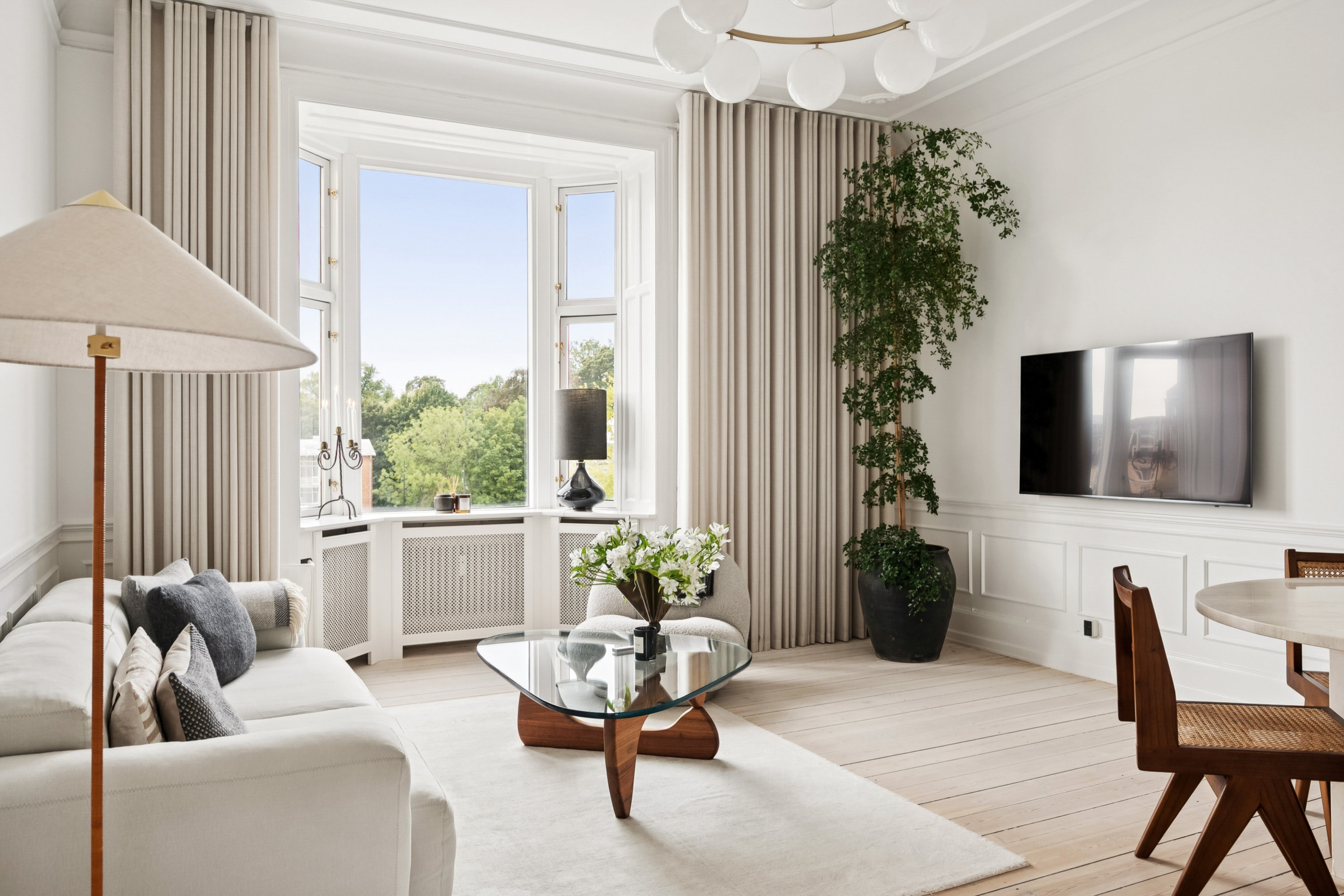 Fremhævet stue billede i fuldskærmstilstand. Billede af Smallegade 24, 3. tv., 2000 Frederiksberg