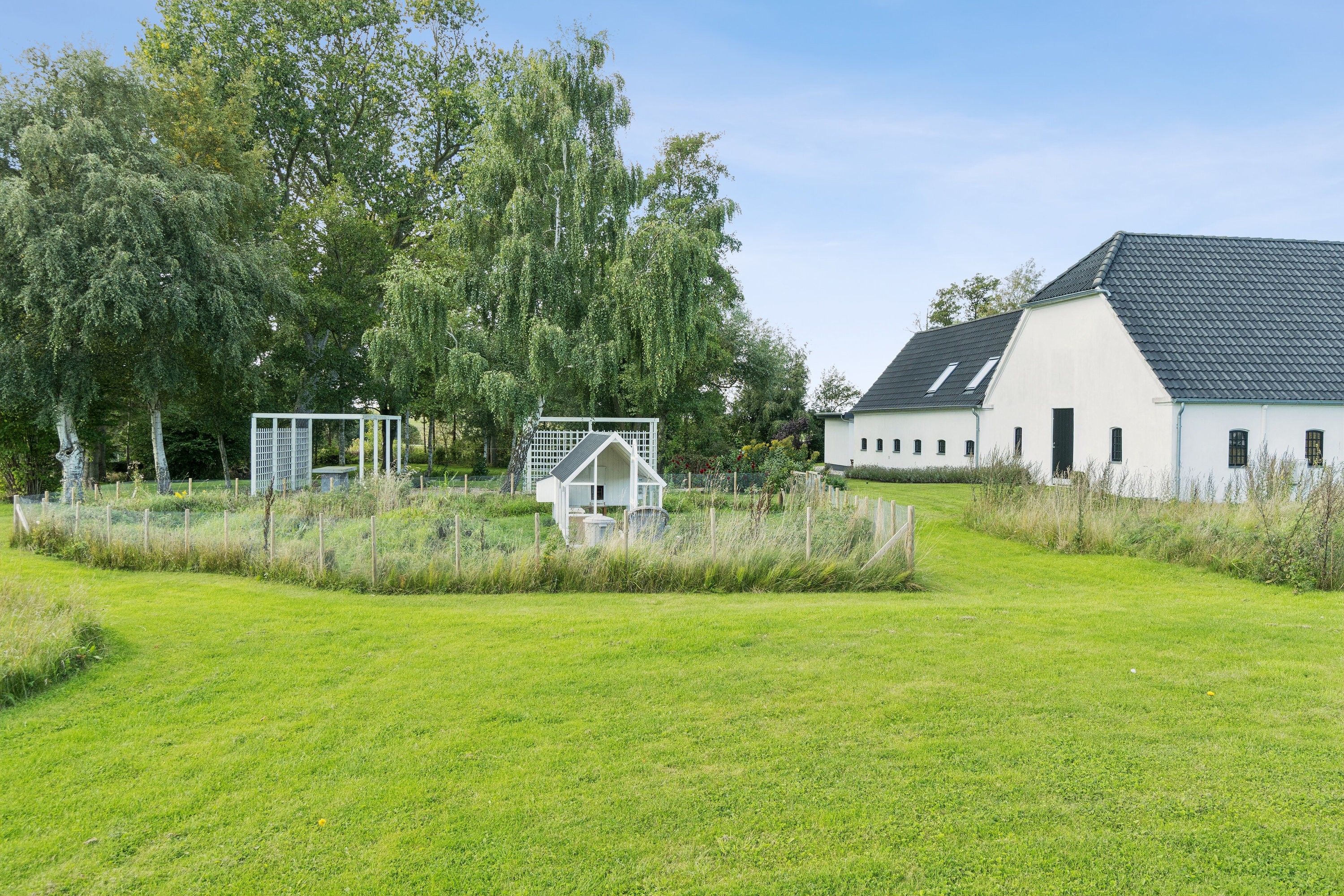 Fremhævet set fra haven billede i fuldskærmstilstand. Billede af Søgårdsvej 53, Gelsted, 4160 Herlufmagle
