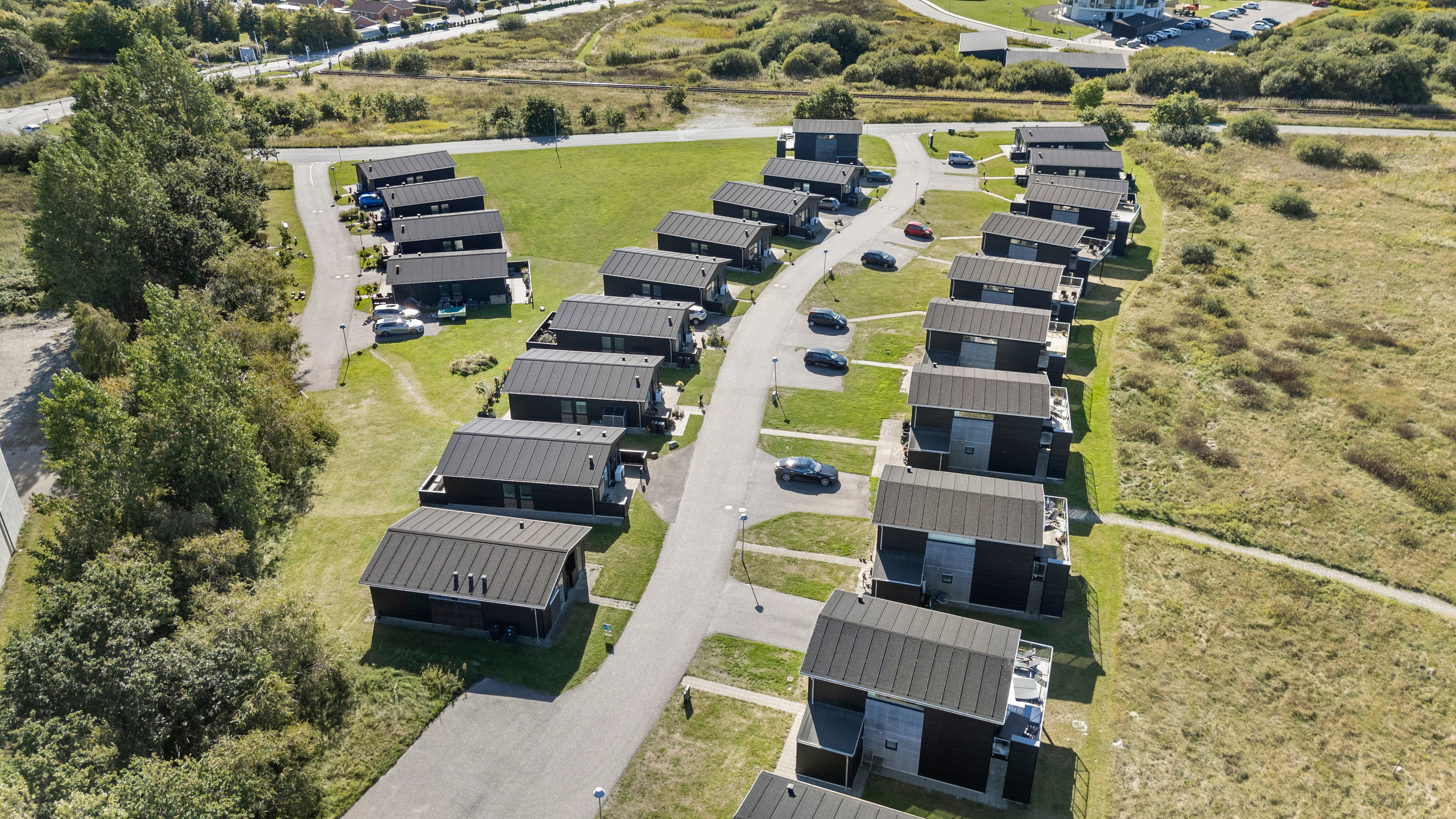 Fremhævet luftfoto billede i fuldskærmstilstand. Billede af Kærtoften 18, 9900 Frederikshavn