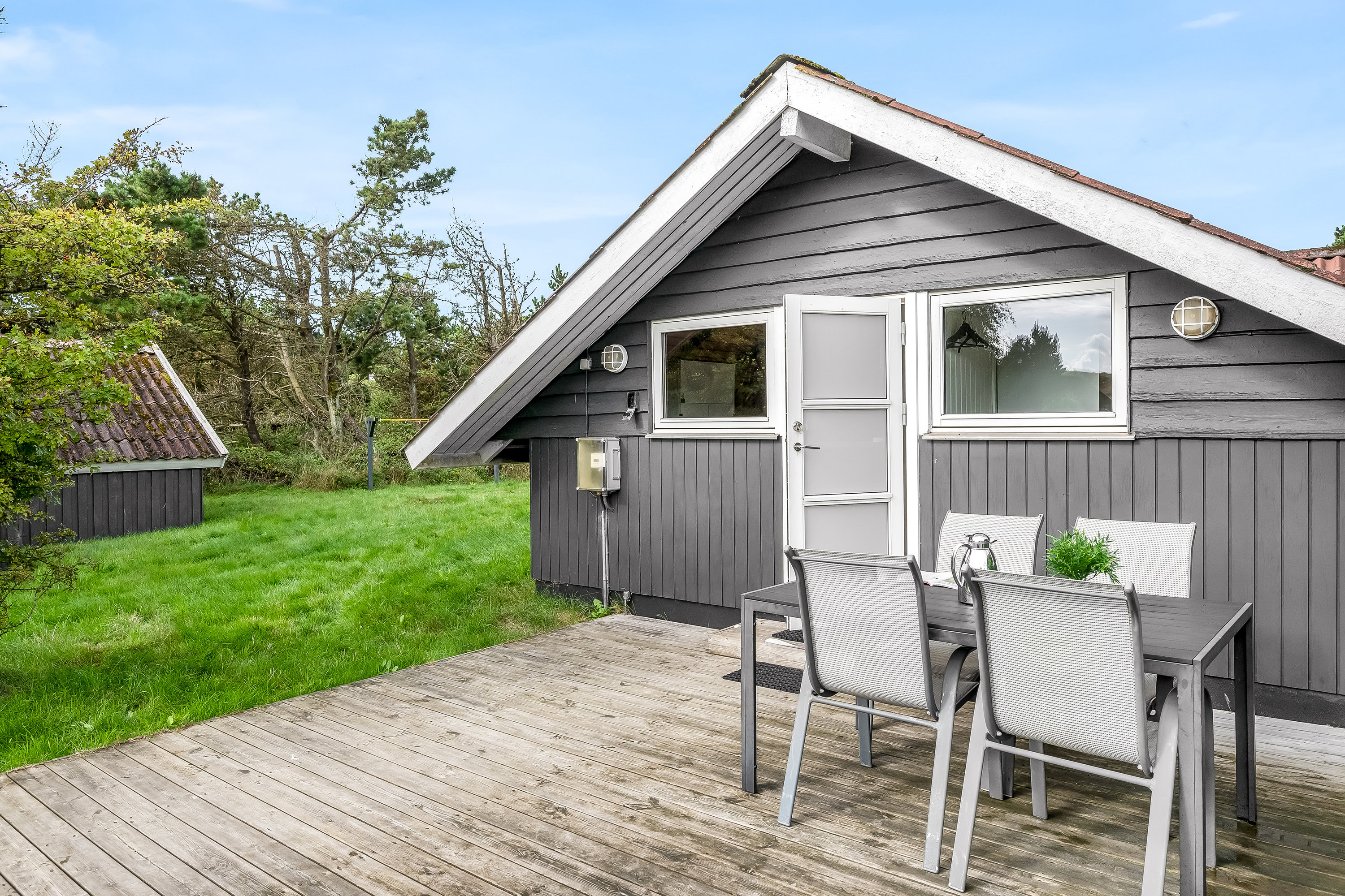 Fremhævet terrasse billede i fuldskærmstilstand. Billede af Vesten Sandene 27, Sønderho, 6720 Fanø