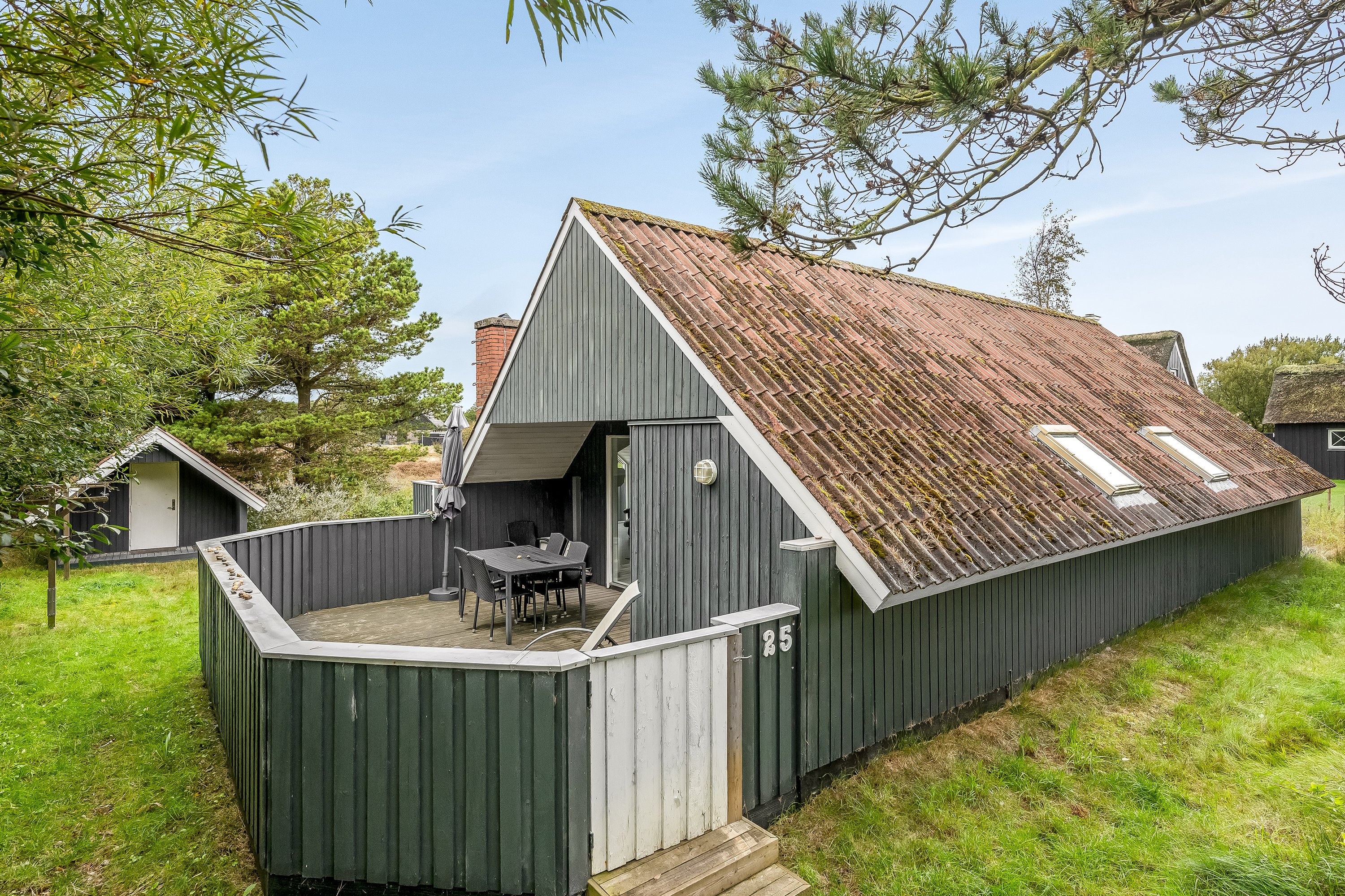 Fremhævet terrasse billede i fuldskærmstilstand. Billede af Vesten Sandene 25, Sønderho, 6720 Fanø