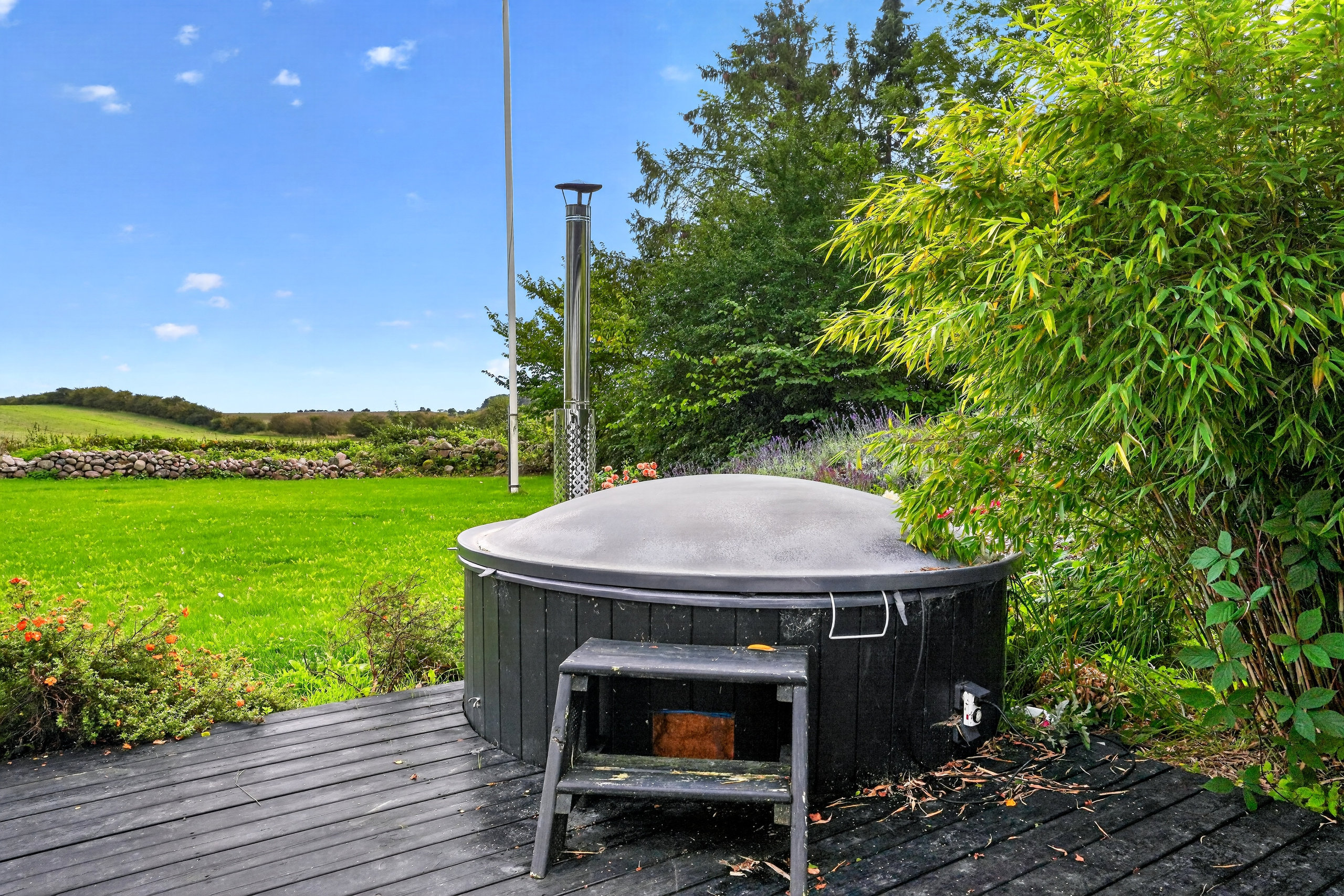 Fremhævet terrasse billede i fuldskærmstilstand. Billede af Lestrupvej 10, Lestrup, 4500 Nykøbing Sj