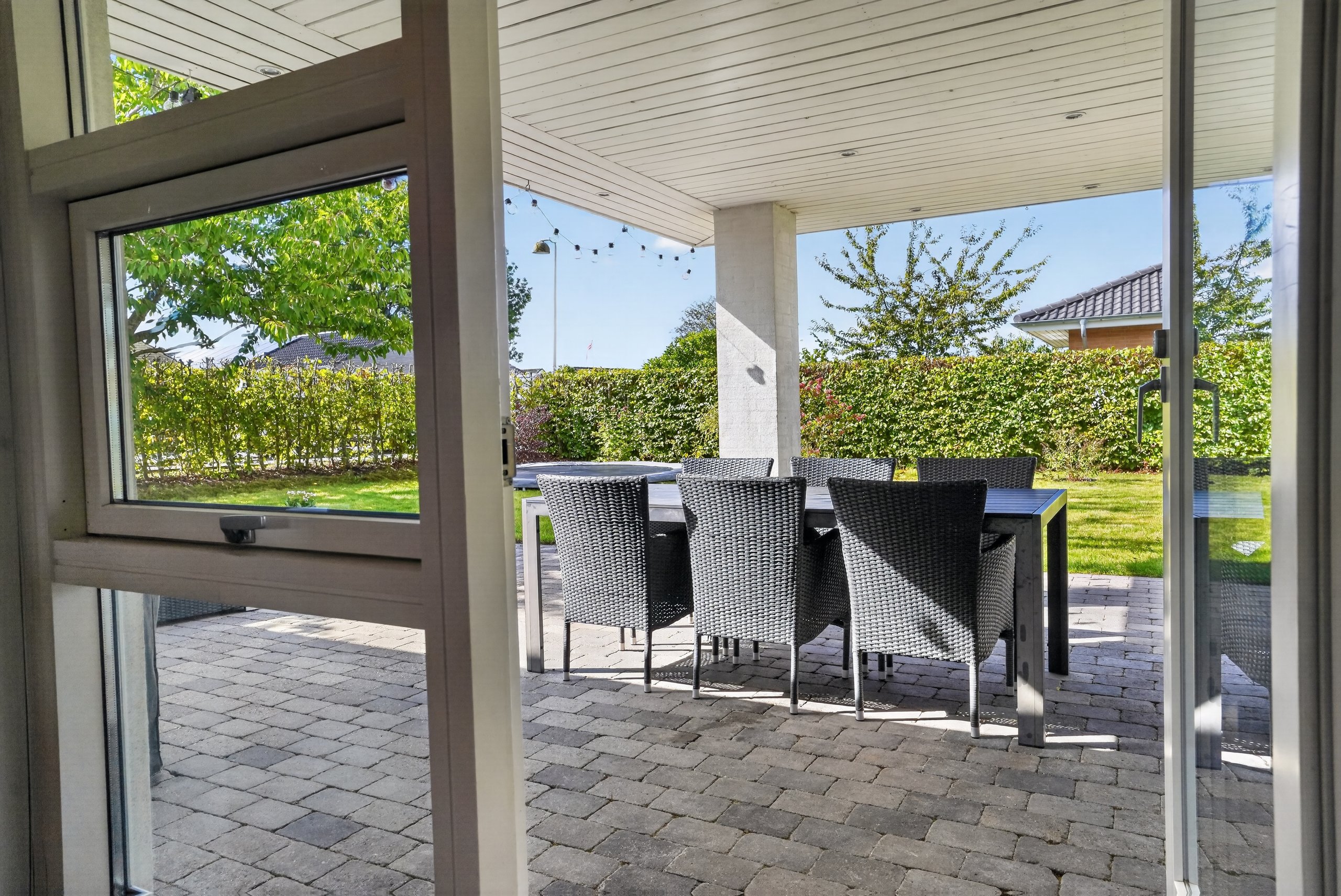 Fremhævet terrasse billede i fuldskærmstilstand. Billede af Bakkelund 27, 4622 Havdrup