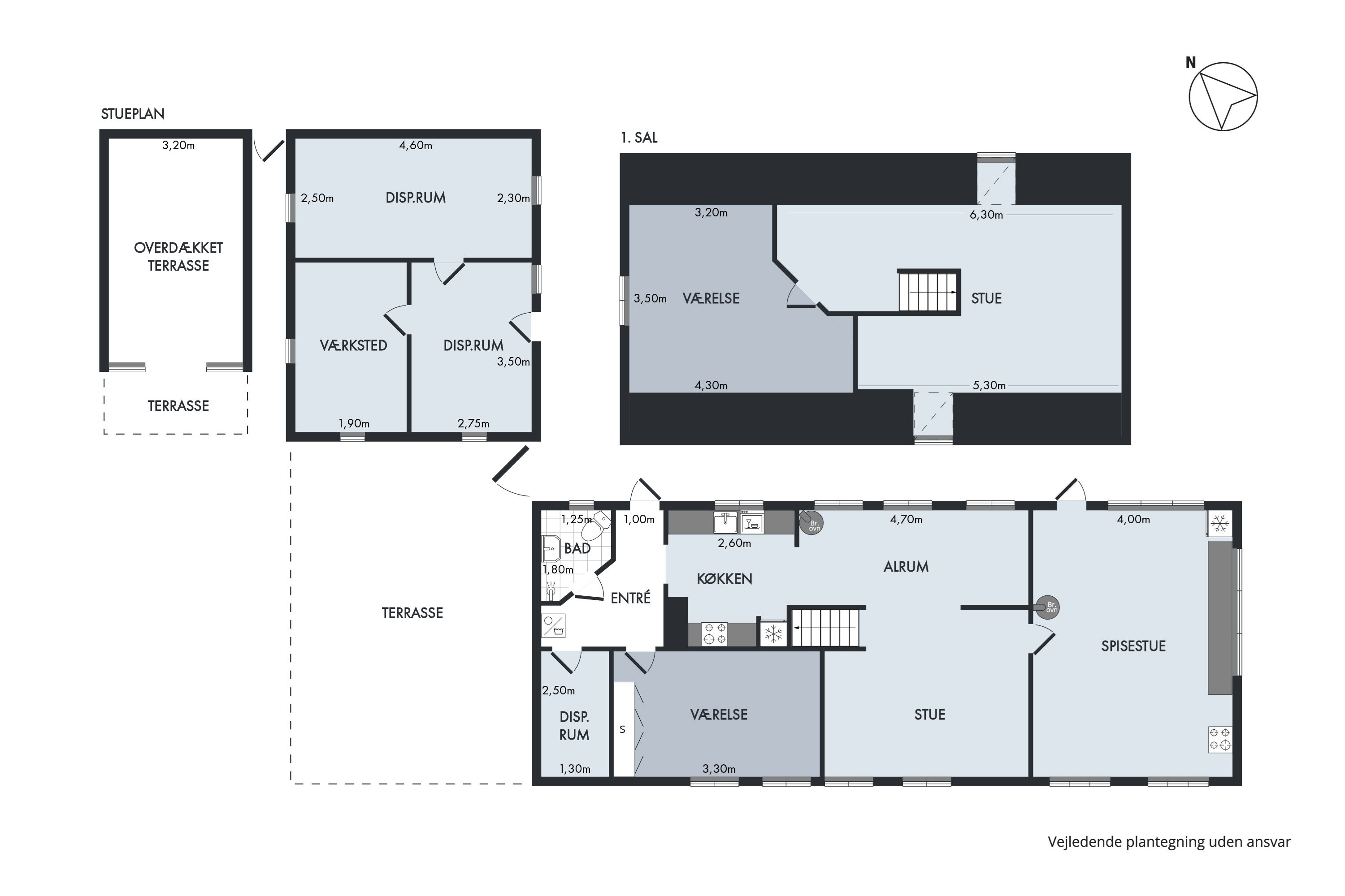 Plantegninger billede af Kuskgårdsvej 25, 9381 Sulsted