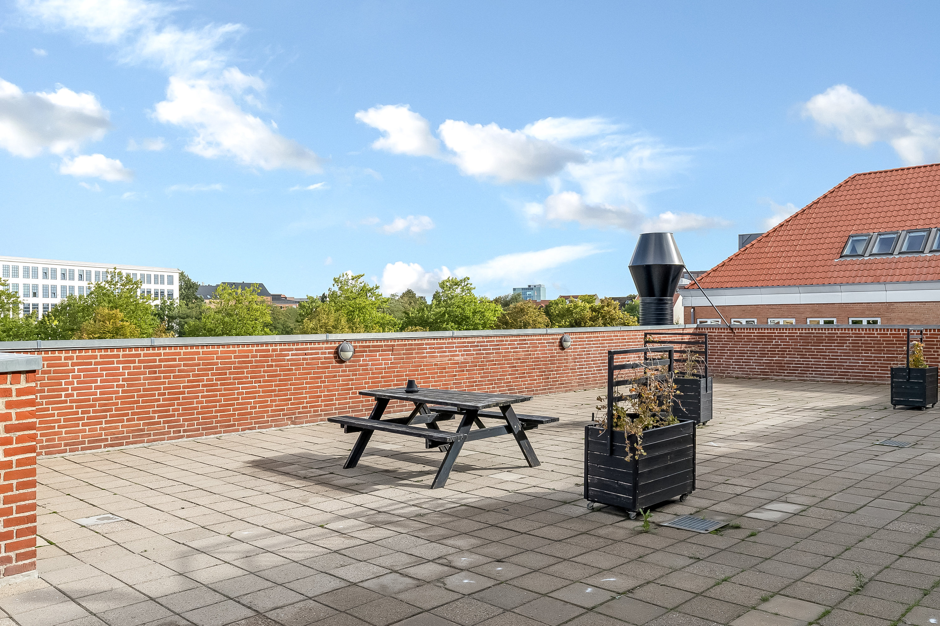 Fremhævet tagterrasse billede i fuldskærmstilstand. Billede af Riberdyb 24, 2. 209., 6000 Kolding