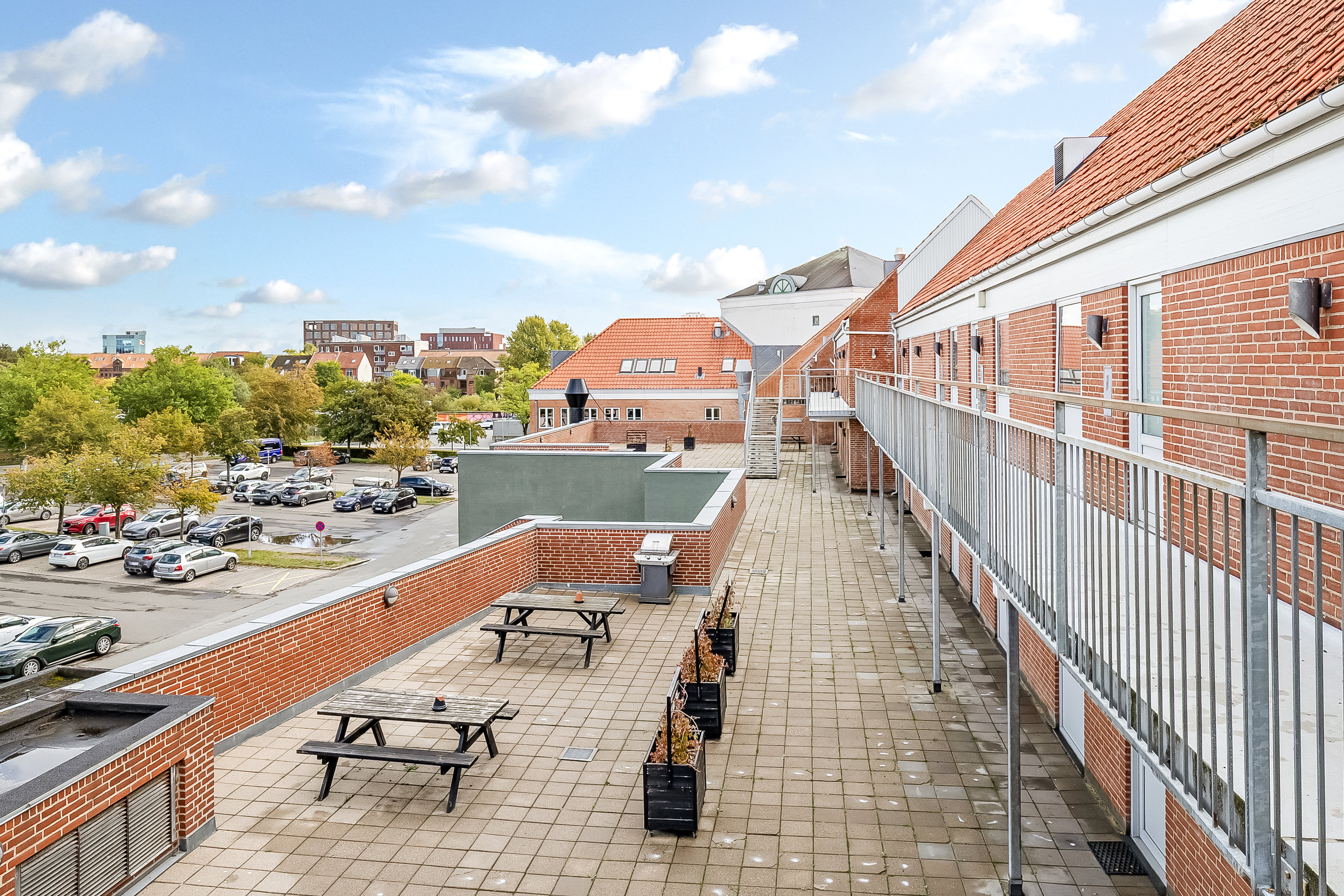 Fremhævet tagterrasse billede i fuldskærmstilstand. Billede af Riberdyb 24, 2. 209., 6000 Kolding