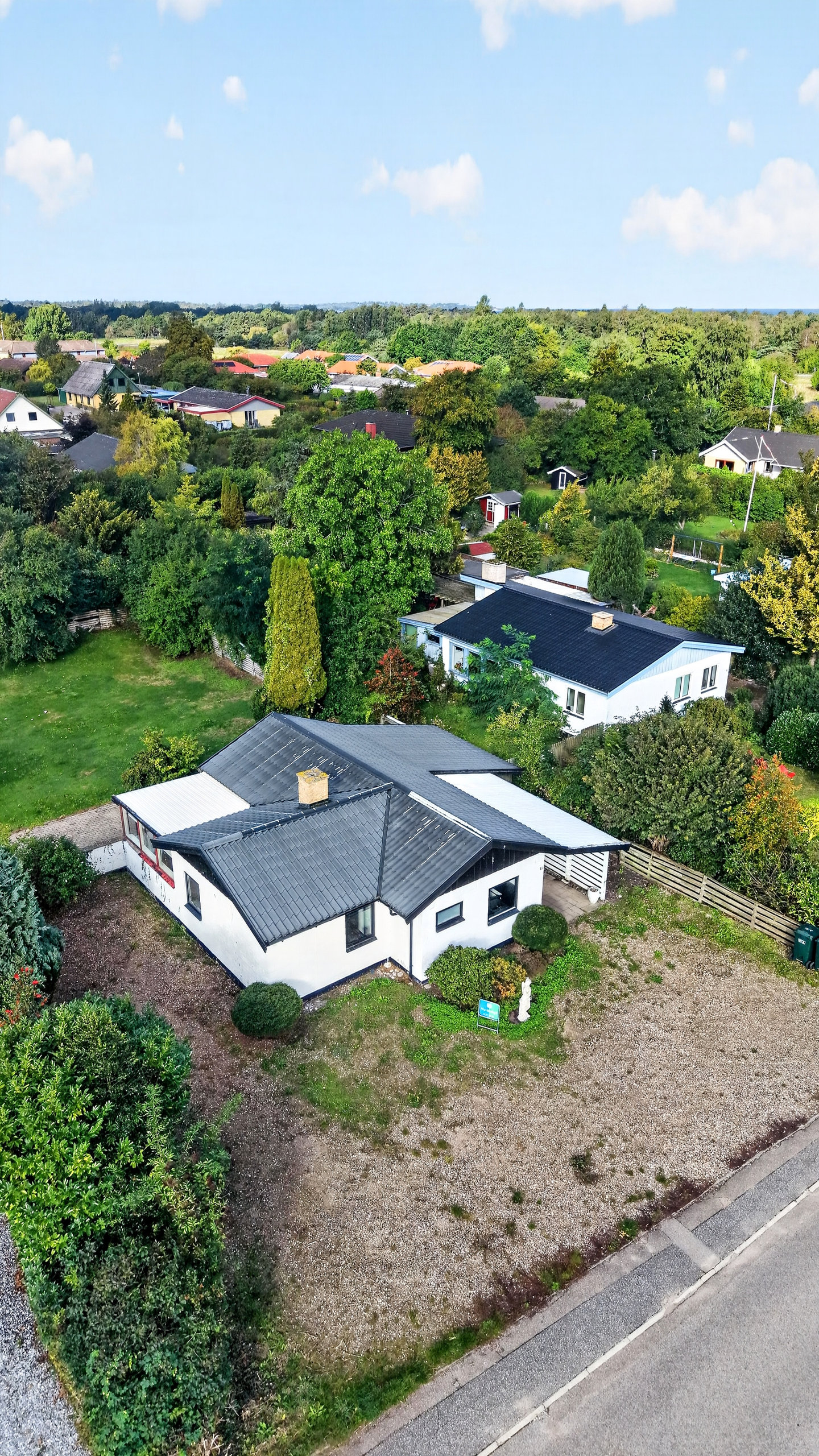 Fremhævet luftfoto billede i fuldskærmstilstand. Billede af Nordstrandsvej 41, 4500 Nykøbing Sj