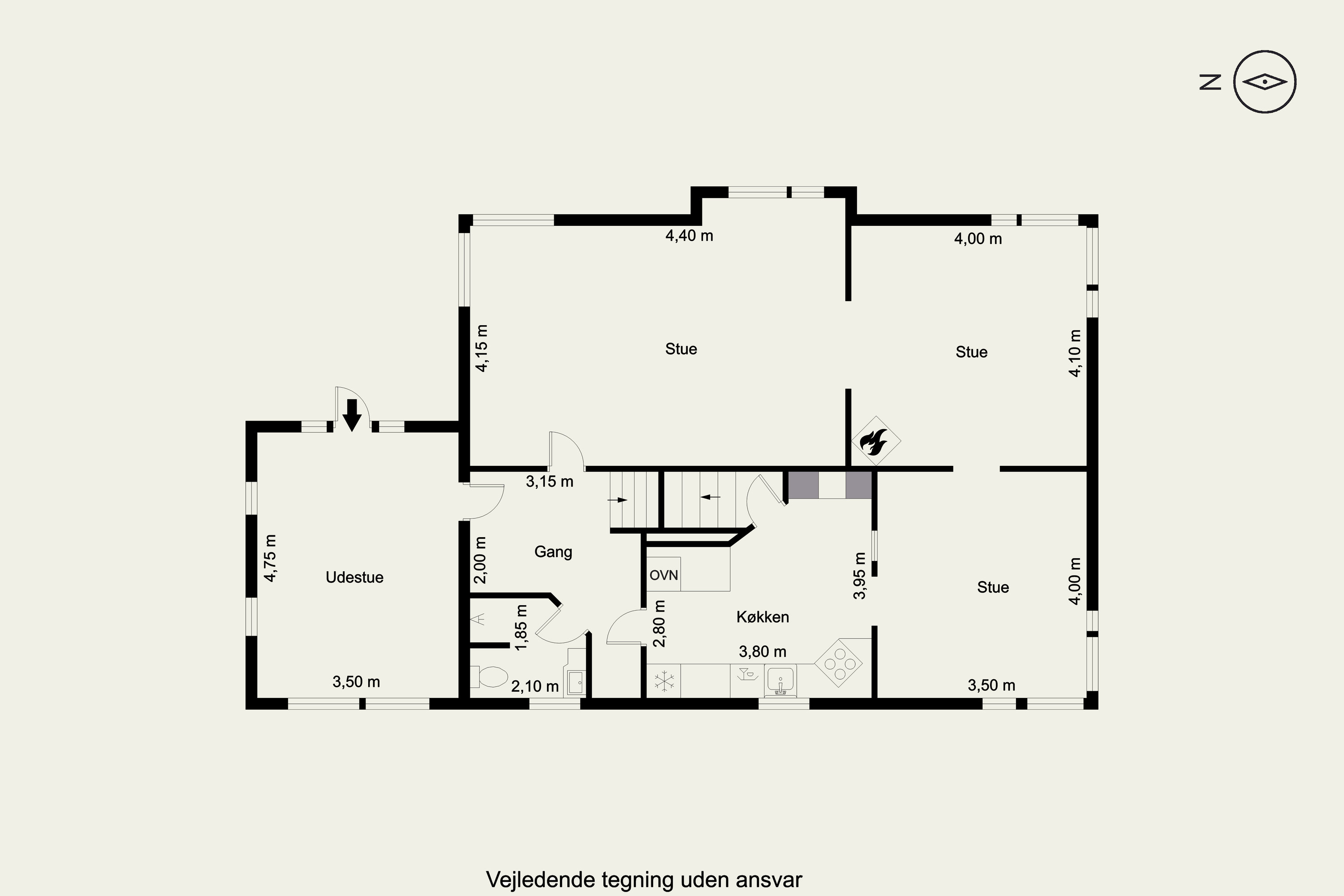 Plantegninger billede af Katsigvej 21, Skærum, 9900 Frederikshavn