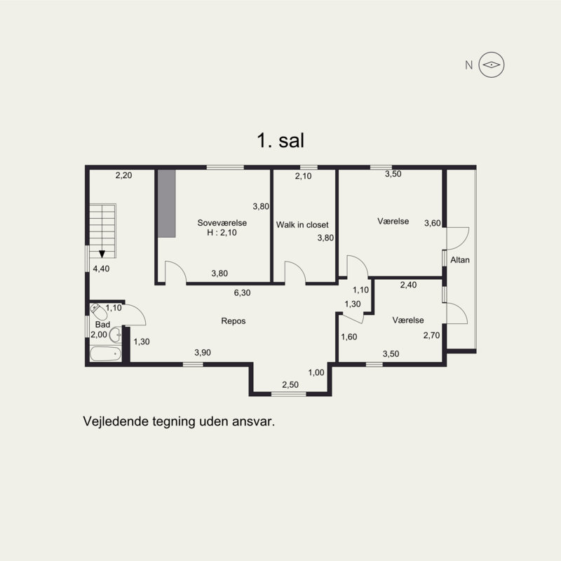 Plantegninger billede af Jarlsvej 19, Jels, 6630 Rødding