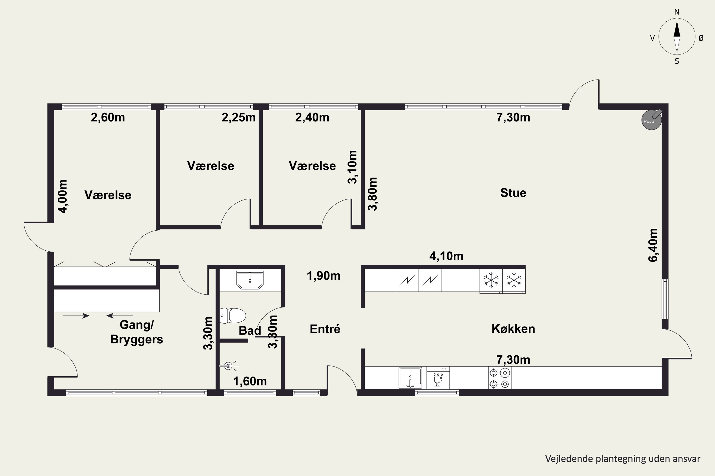 Plantegninger billede af Solvangen 31, Gug, 9210 Aalborg SØ