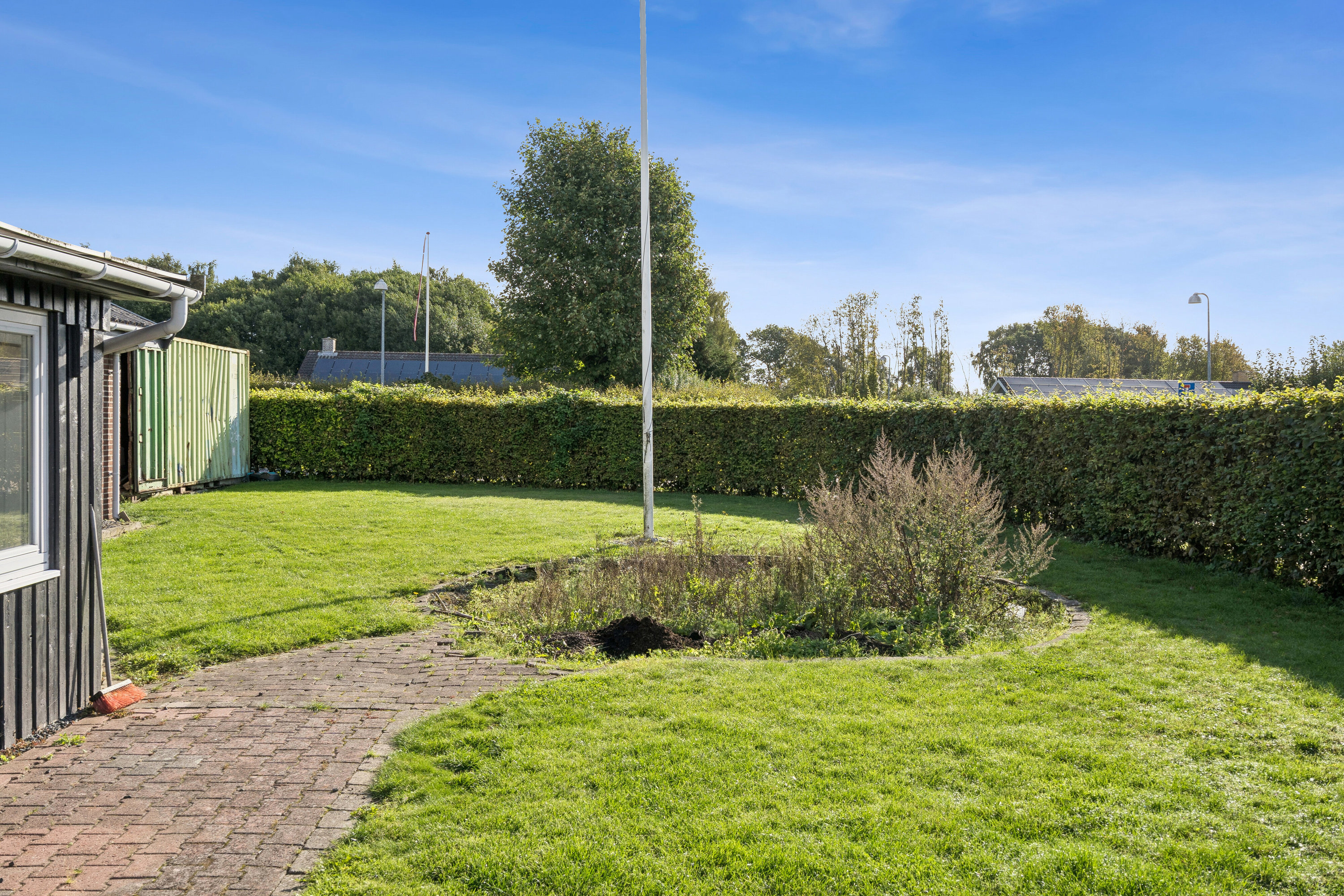 Fremhævet udendørs billede i fuldskærmstilstand. Billede af Fasanvænget 4, Dalby, 4690 Haslev