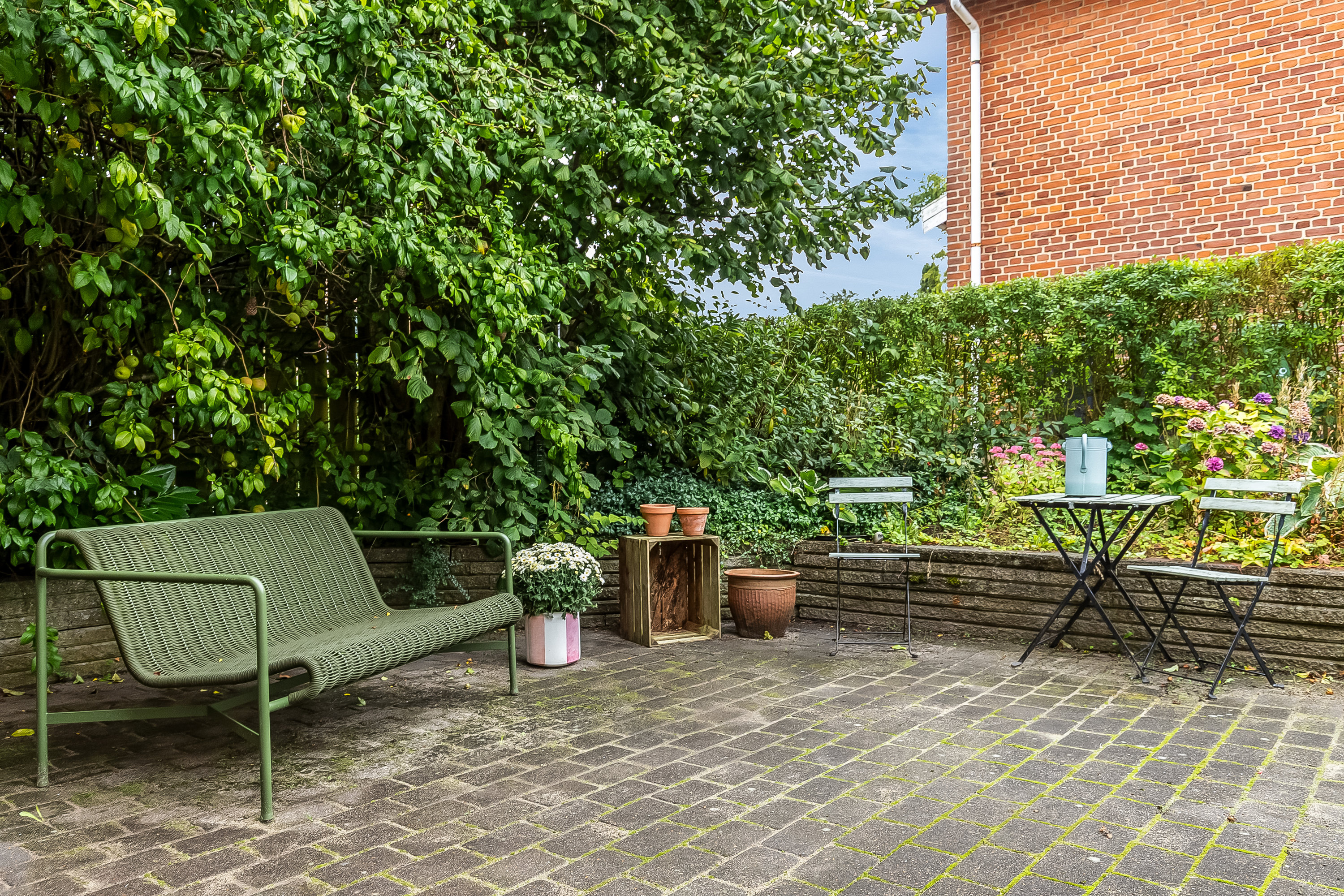 Fremhævet terrasse billede i fuldskærmstilstand. Billede af Raadyrvej 5, Nørremarken, 7100 Vejle