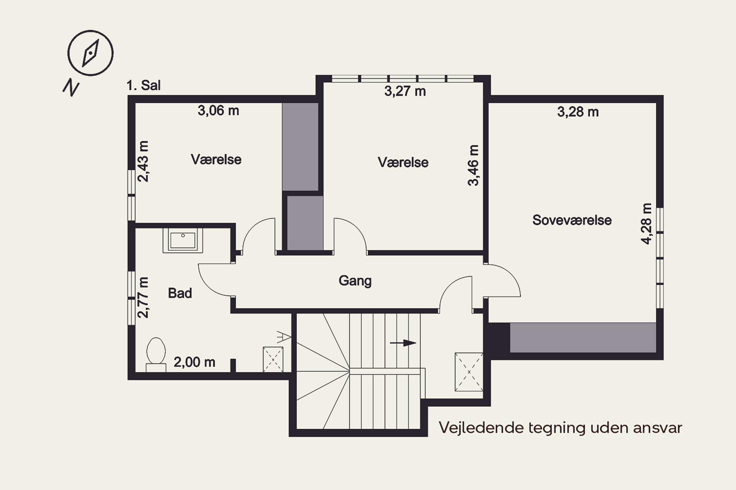 Plantegninger billede af Raadyrvej 5, Nørremarken, 7100 Vejle