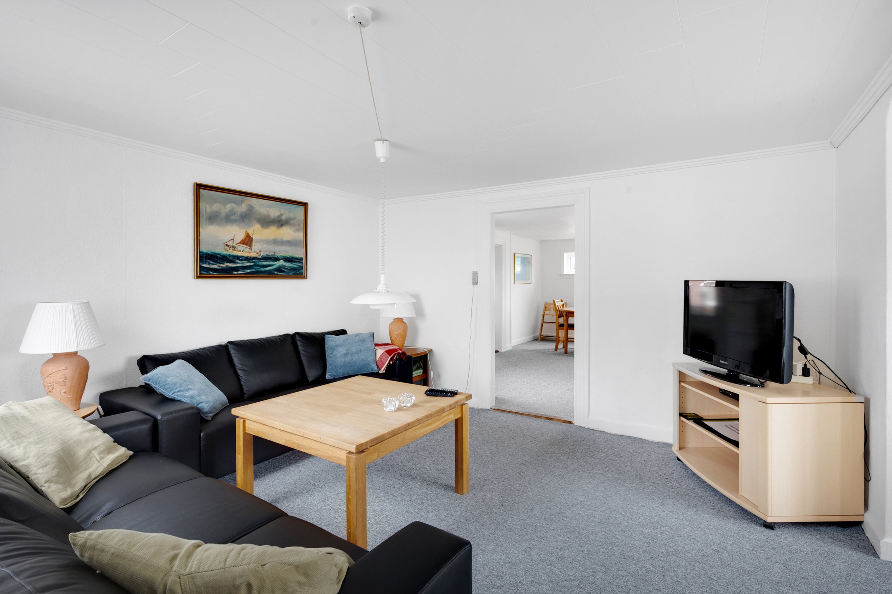 Fremhævet stue billede i fuldskærmstilstand. Billede af Vesterhavsgade 77, Vorupør, 7700 Thisted