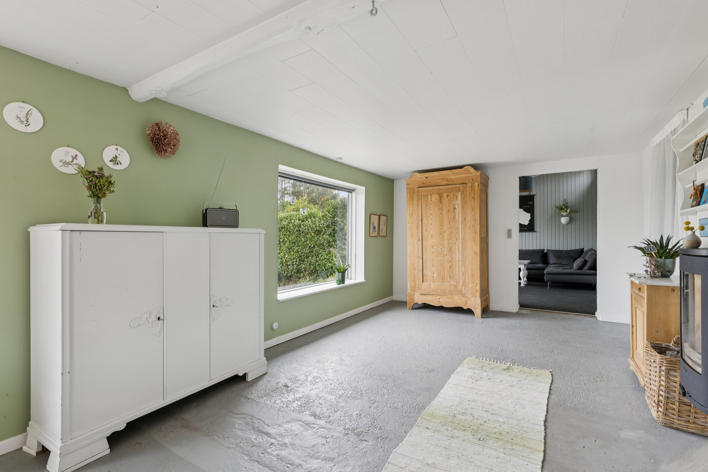 Fremhævet stue billede i fuldskærmstilstand. Billede af Bildsøvej 125, Næsby Strand, 4200 Slagelse