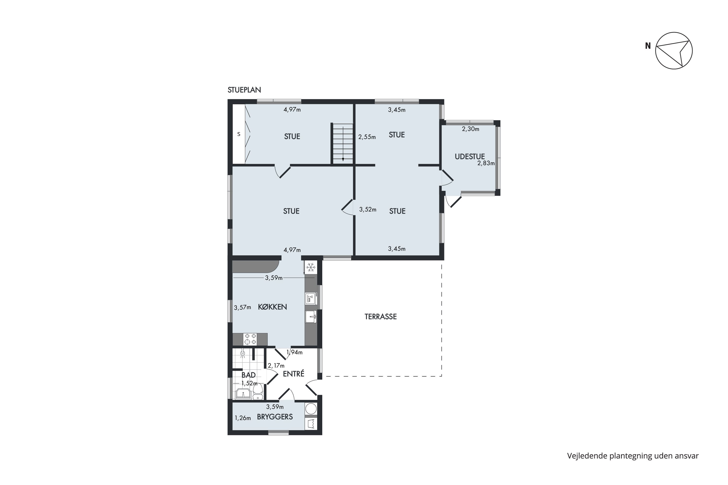 Plantegninger billede af Vesterhavsgade 77, Vorupør, 7700 Thisted