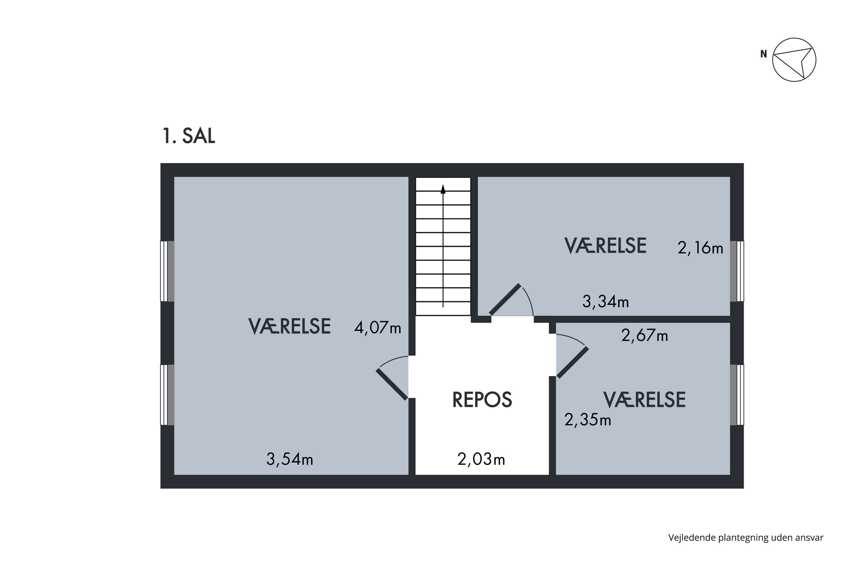 Plantegninger billede af Vesterhavsgade 77, Vorupør, 7700 Thisted