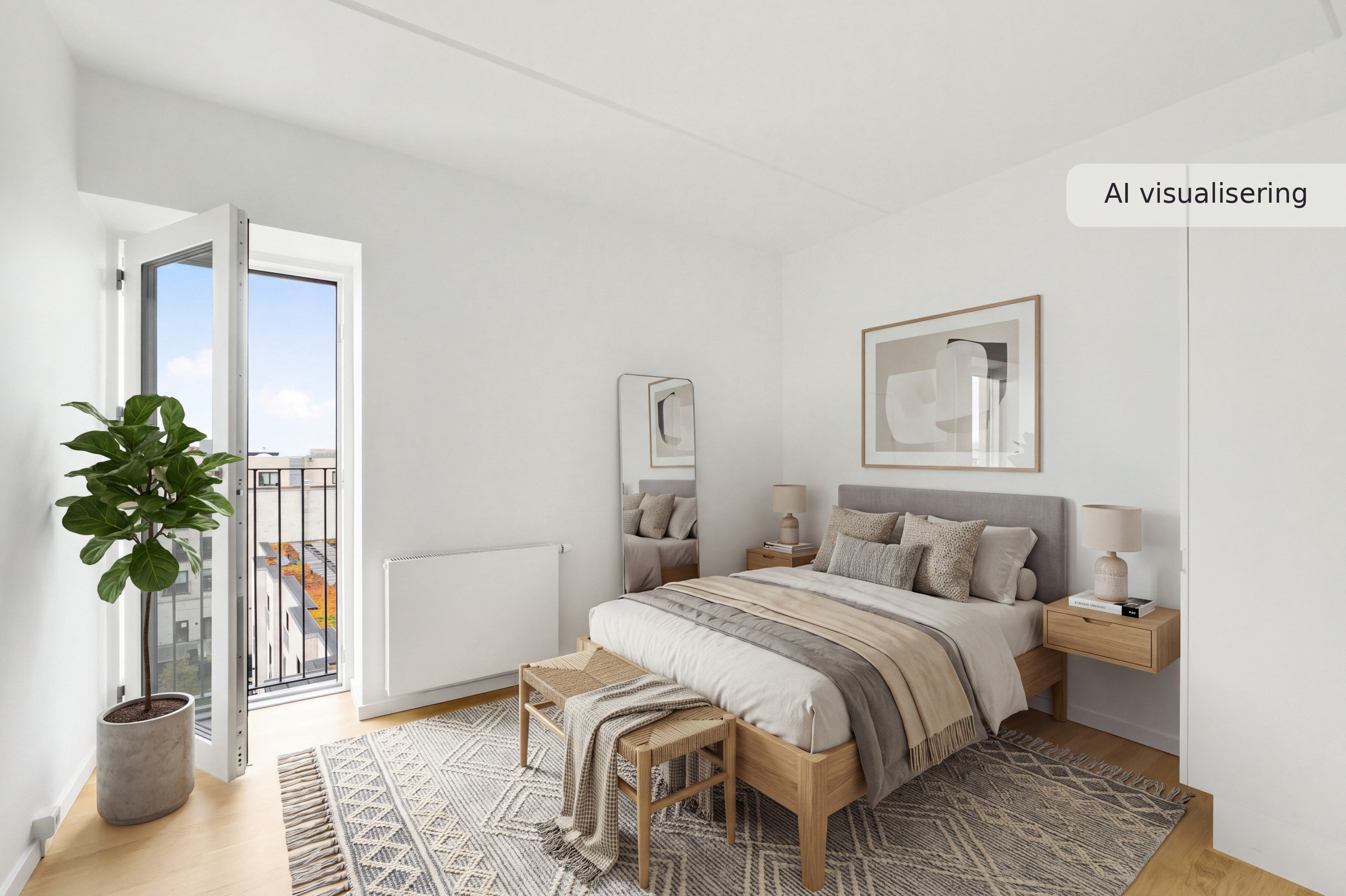 Fremhævet  billede i fuldskærmstilstand. Billede af Robert Jacobsens Vej 38A, 5. tv., 2300 København S
