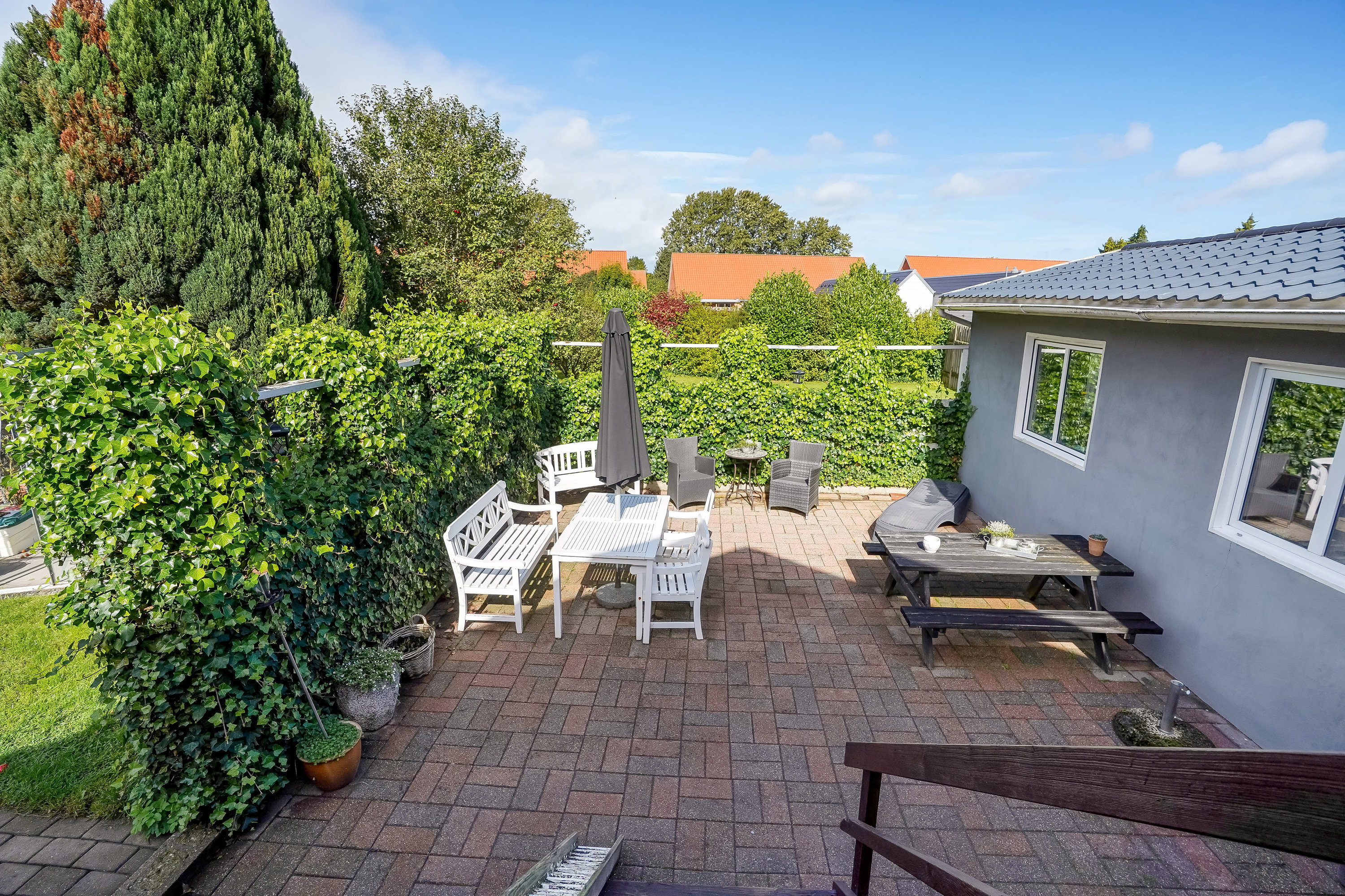 Fremhævet terrasse billede i fuldskærmstilstand. Billede af Sanderumvej 103, Sanderum, 5250 Odense SV