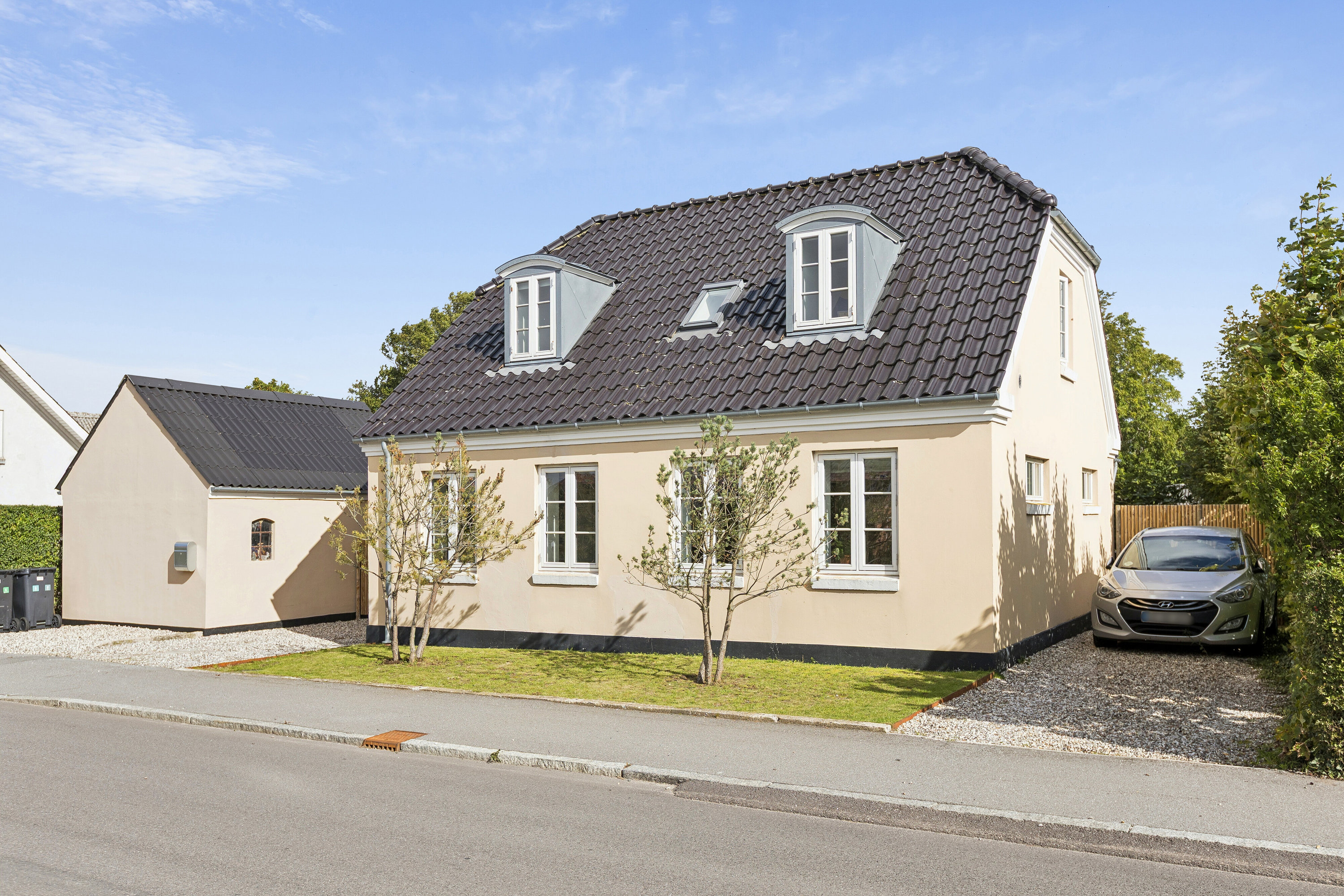 Fremhævet set fra vejen billede i fuldskærmstilstand. Billede af Egedevej 62, 4640 Faxe