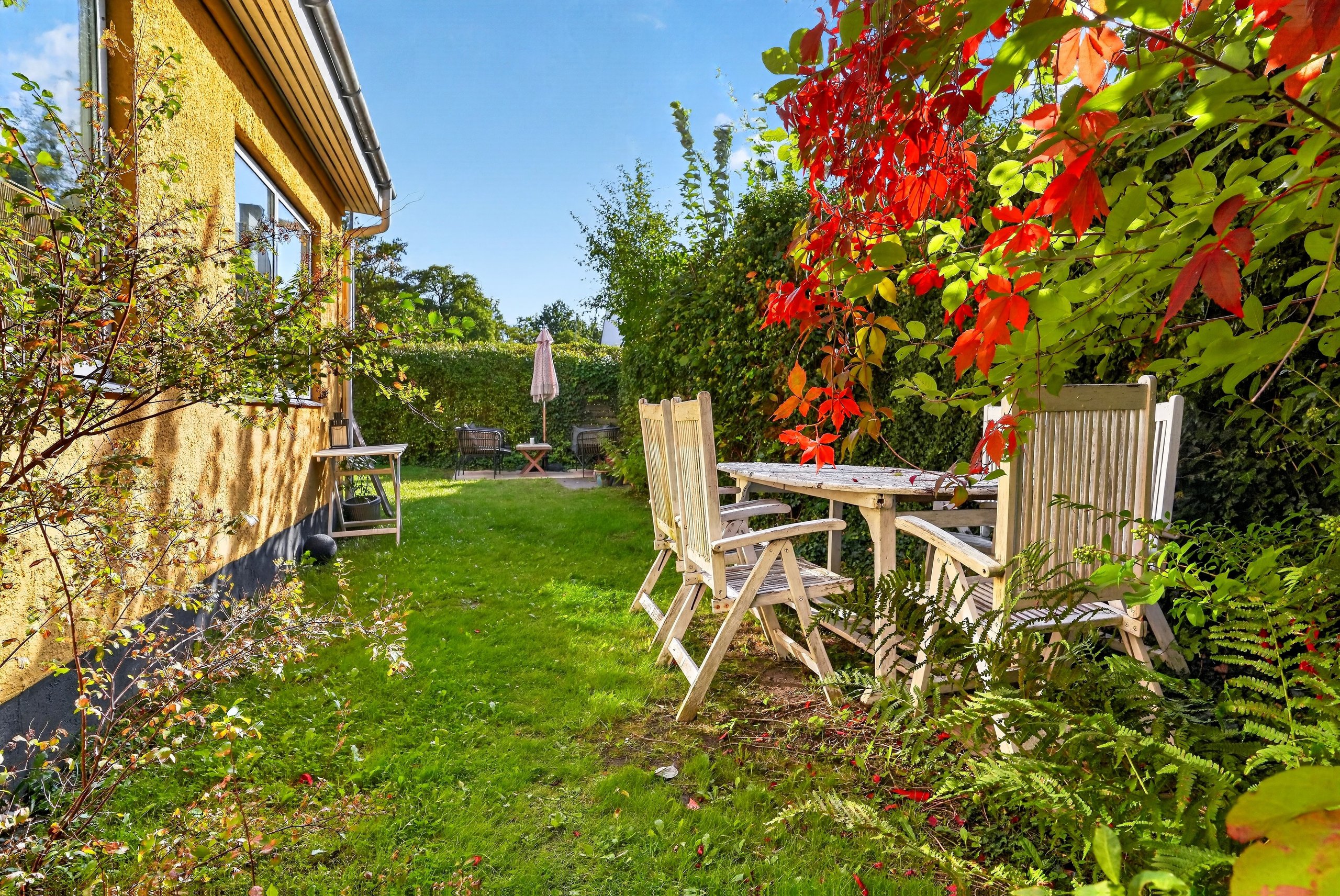 Fremhævet terrasse billede i fuldskærmstilstand. Billede af Septembervej 4, st., 2860 Søborg