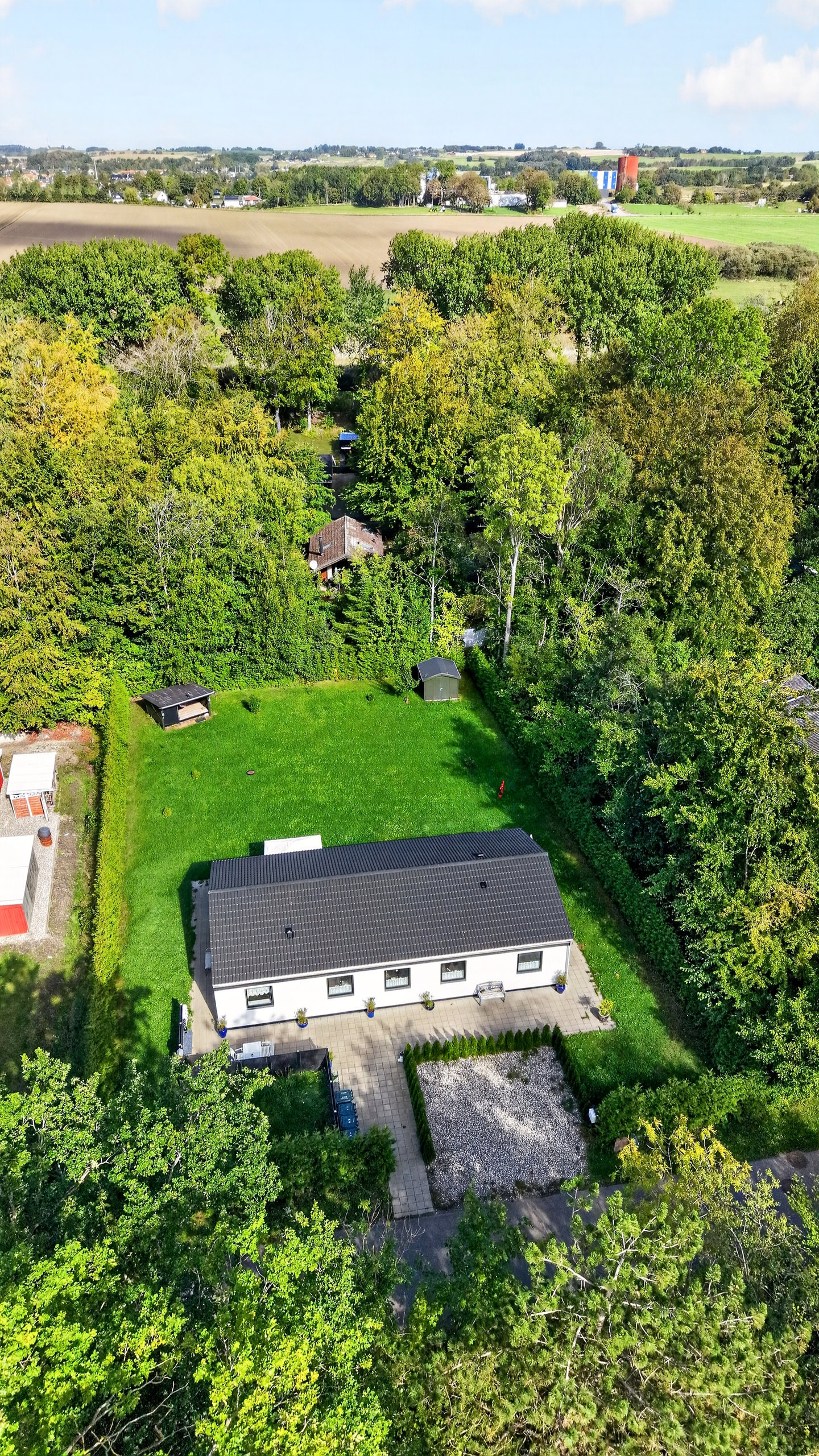 Fremhævet luftfoto billede i fuldskærmstilstand. Billede af Næsdal 14, Lammefjorden, 4550 Asnæs
