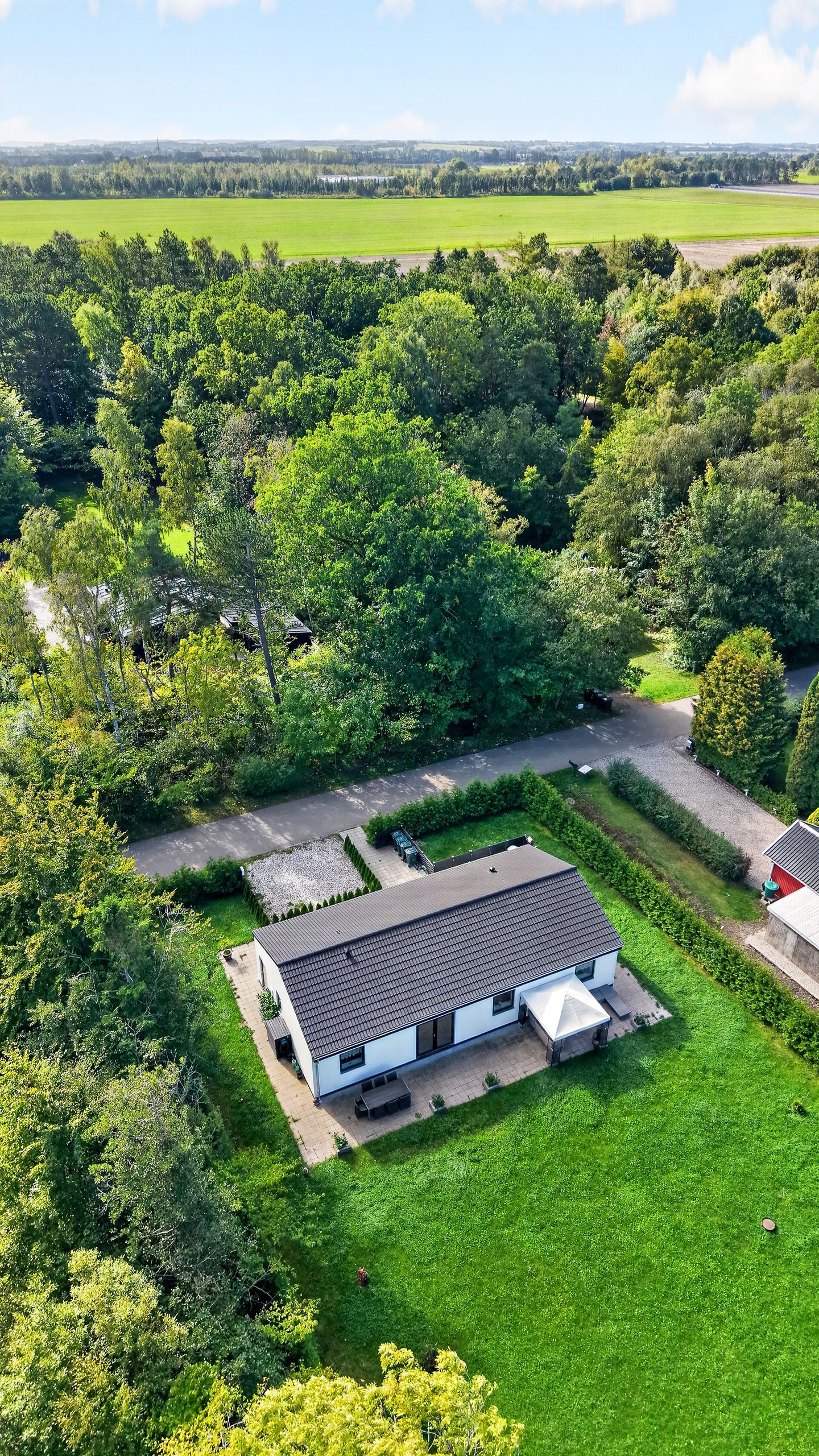 Fremhævet luftfoto billede i fuldskærmstilstand. Billede af Næsdal 14, Lammefjorden, 4550 Asnæs