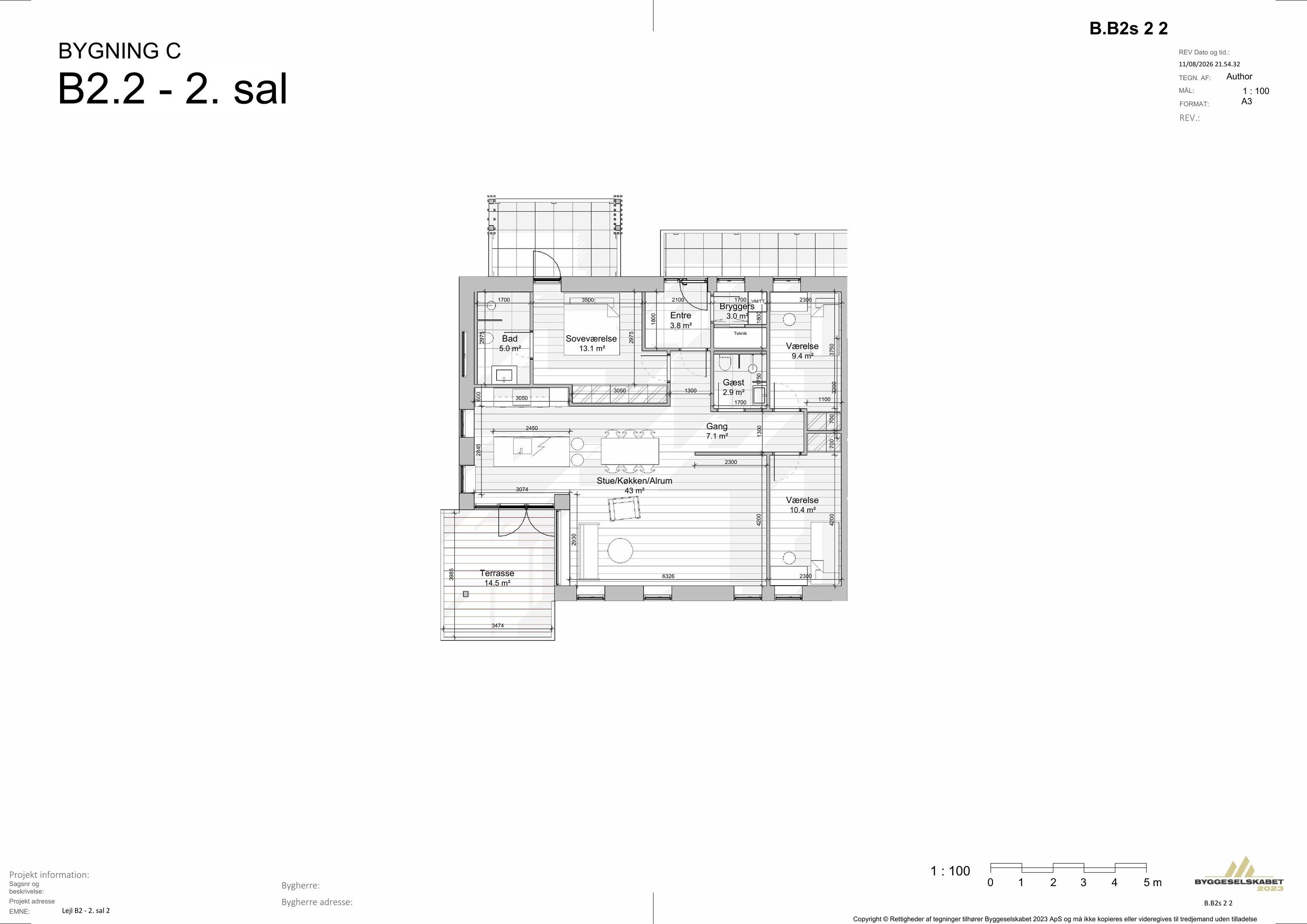 Plantegninger billede af Ole Kirks Vej 17C, 2. 3., 7190 Billund